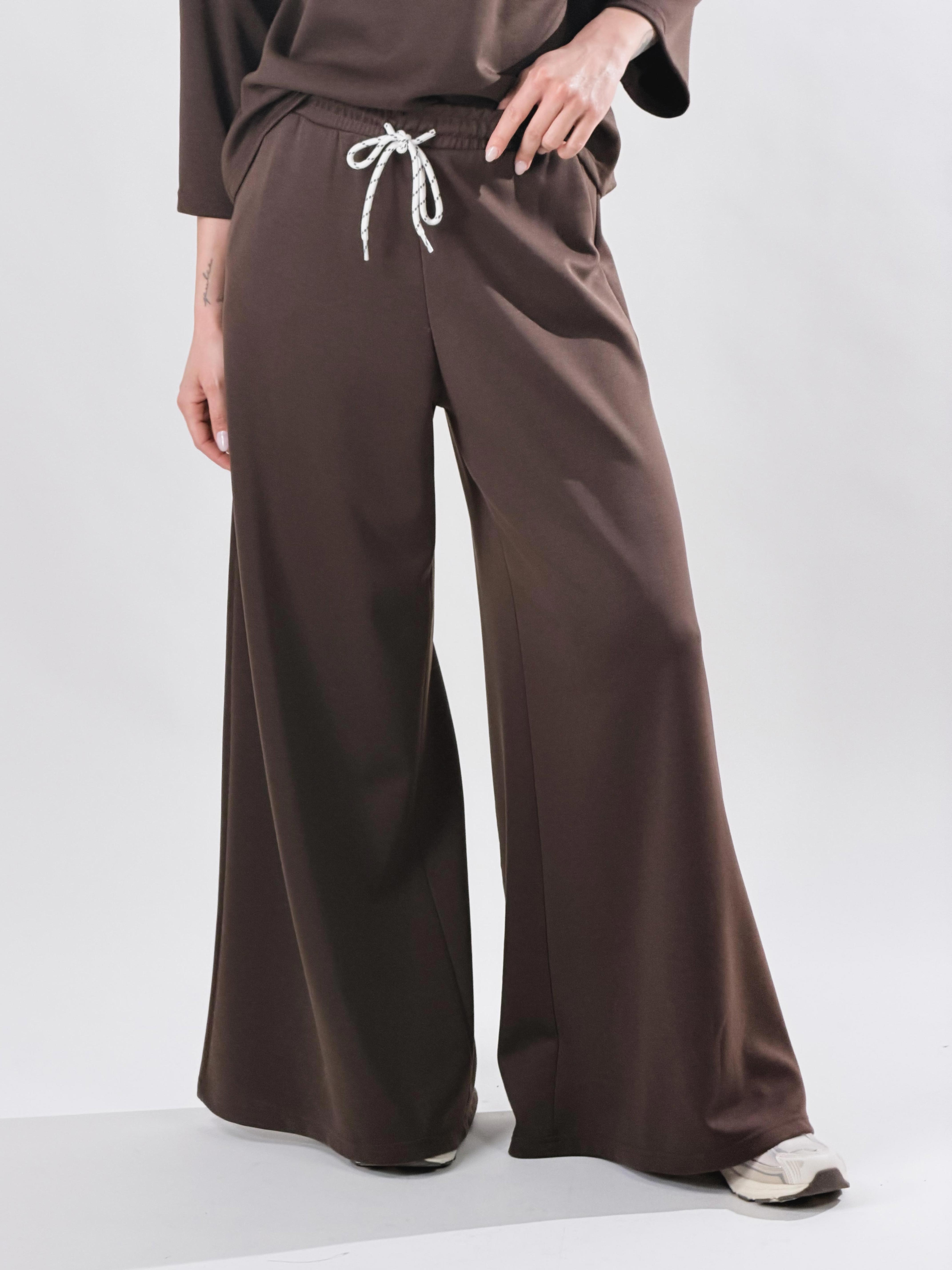 Pantalone Palazzo|Colore:Moro