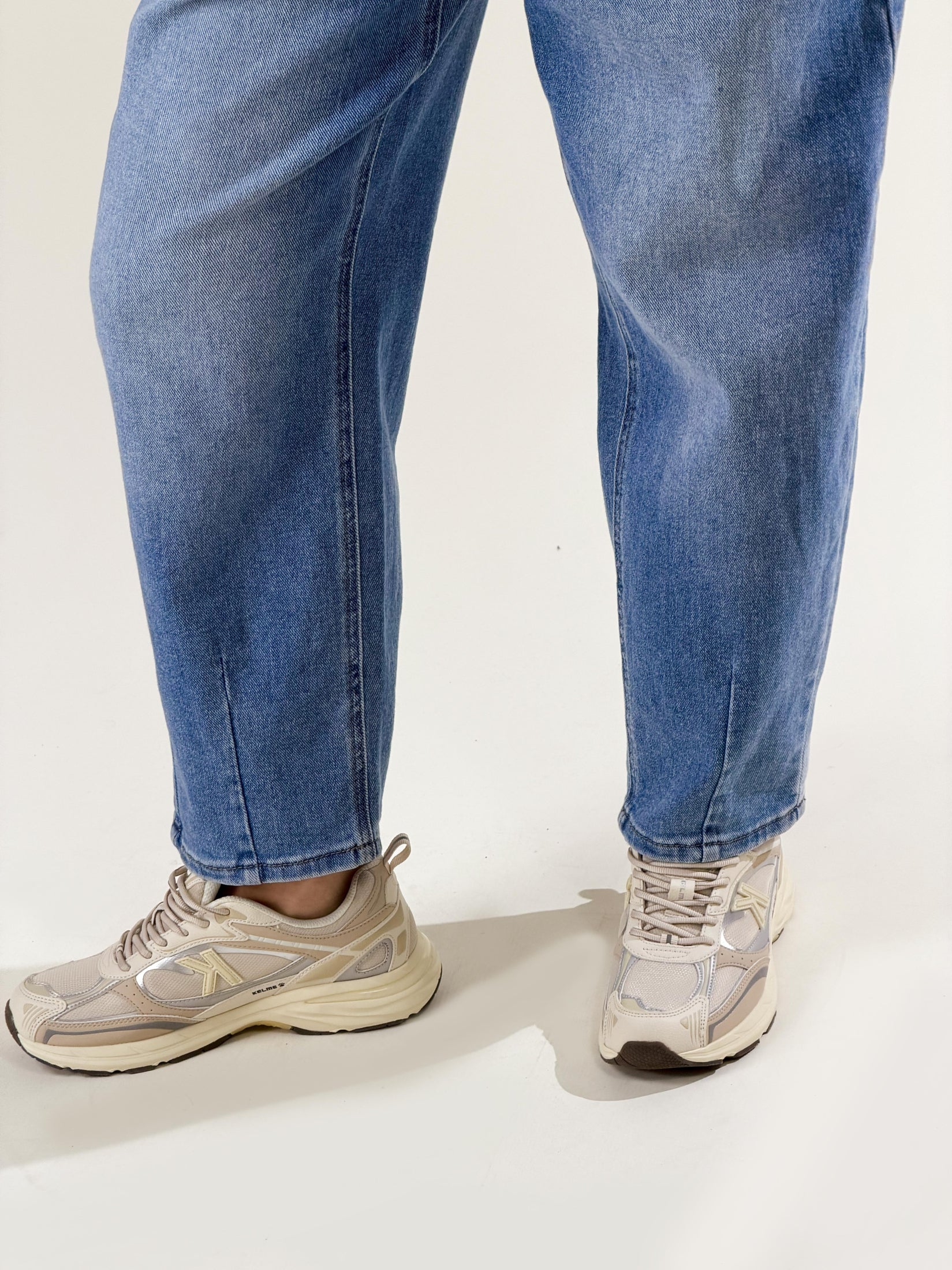 Jeans Mom Fit|Colore:Blu medio