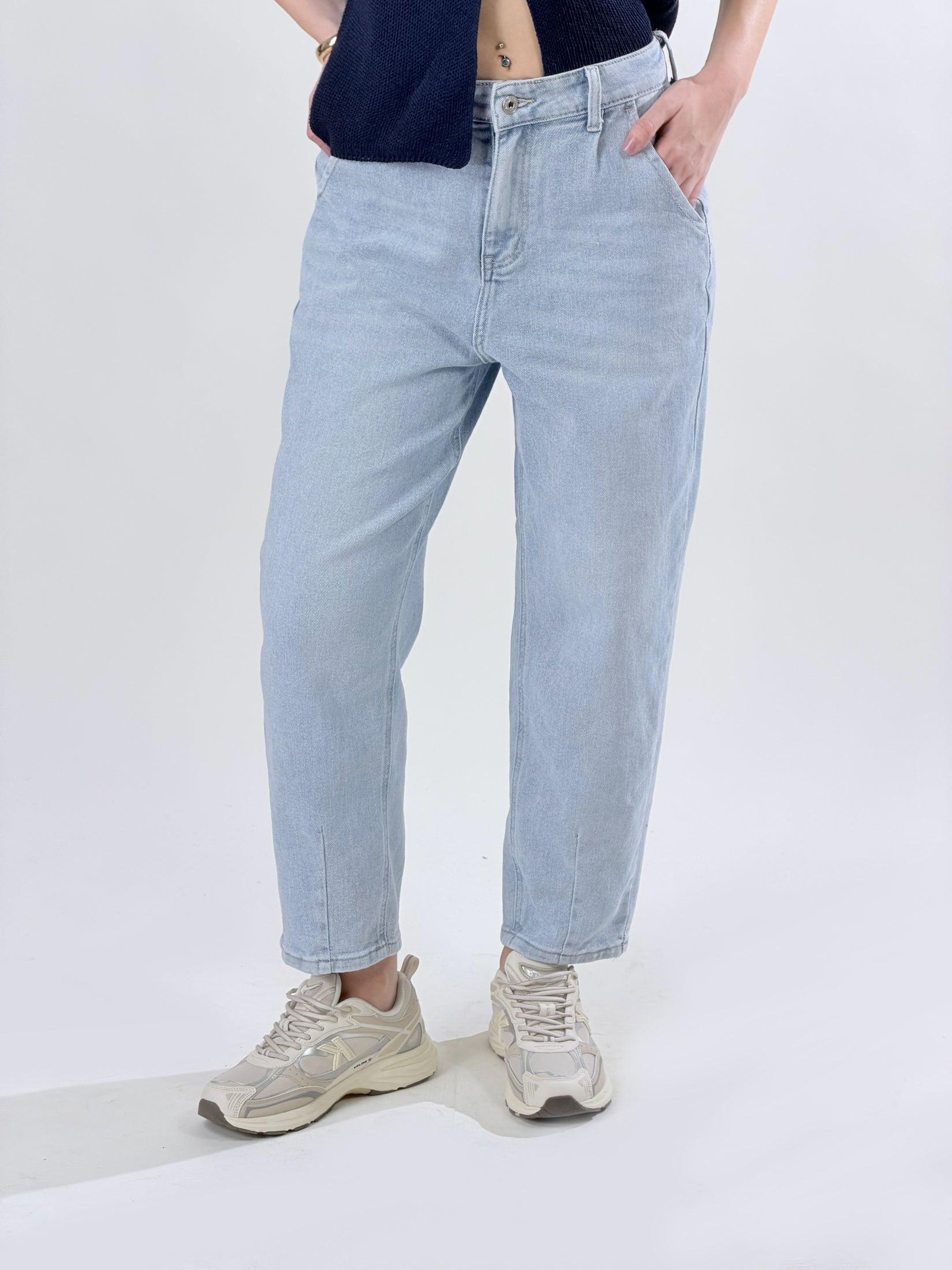 Jeans Mom Fit|Colore:Blu chiaro