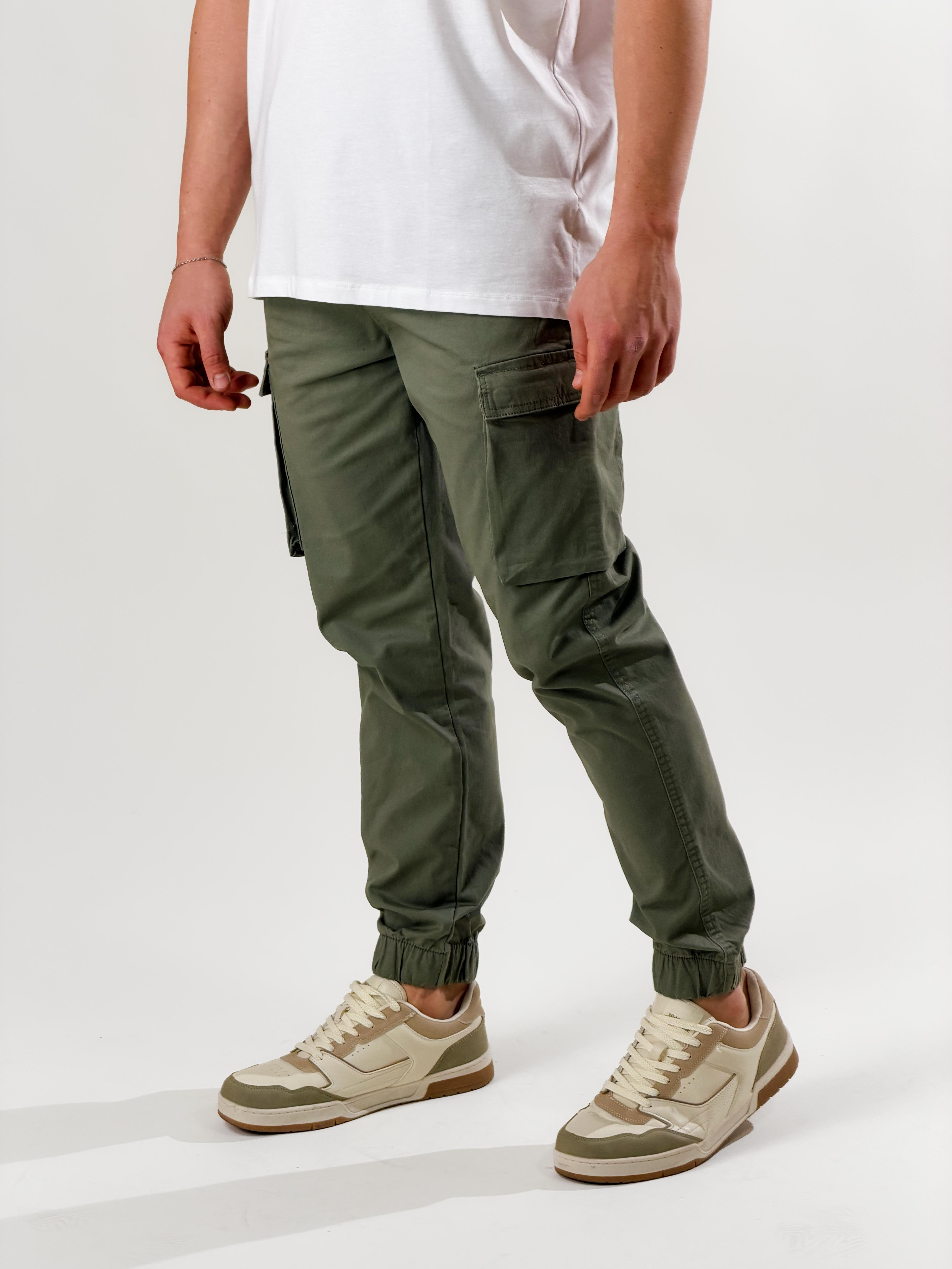 Pantaloni Urban con tasche|Colore:Verde militare