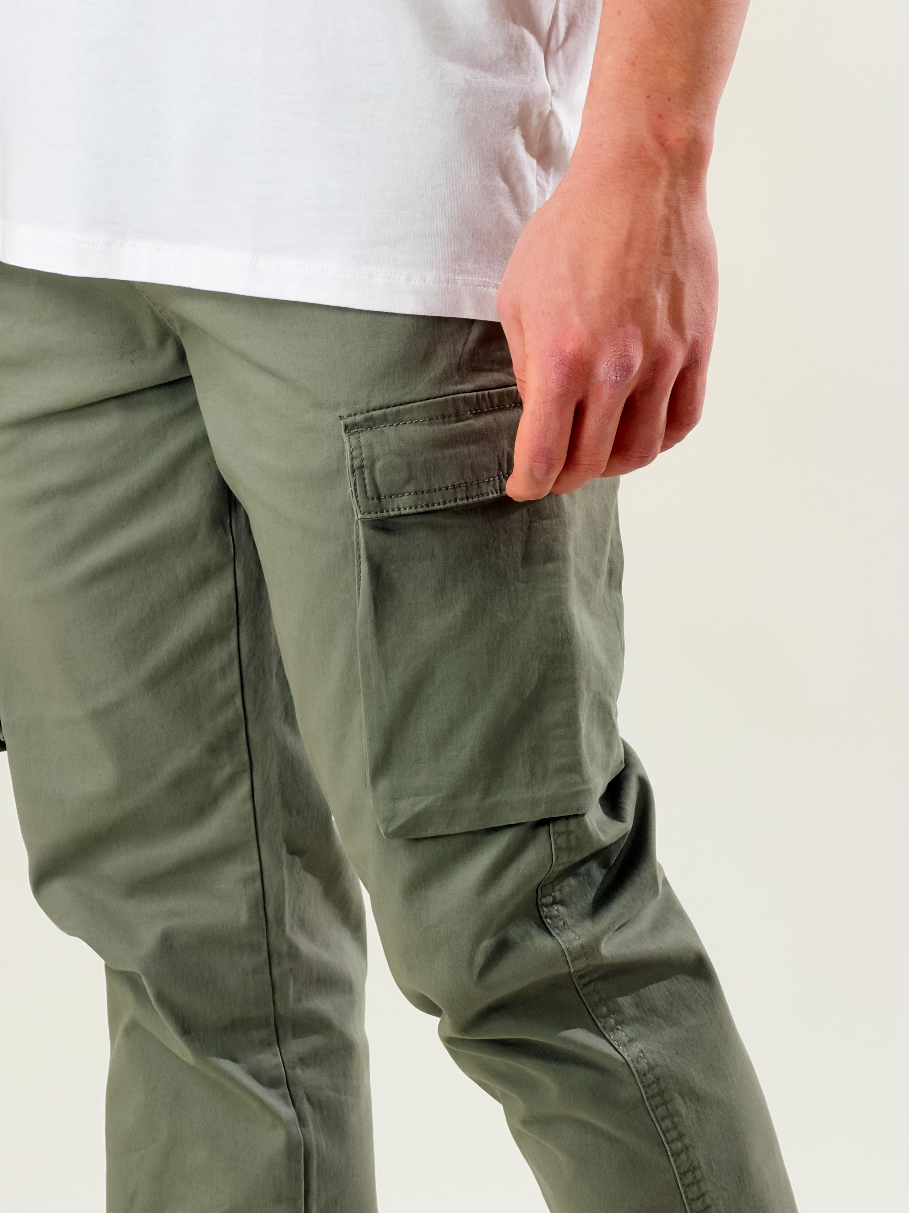 Pantaloni Urban con tasche|Colore:Verde militare