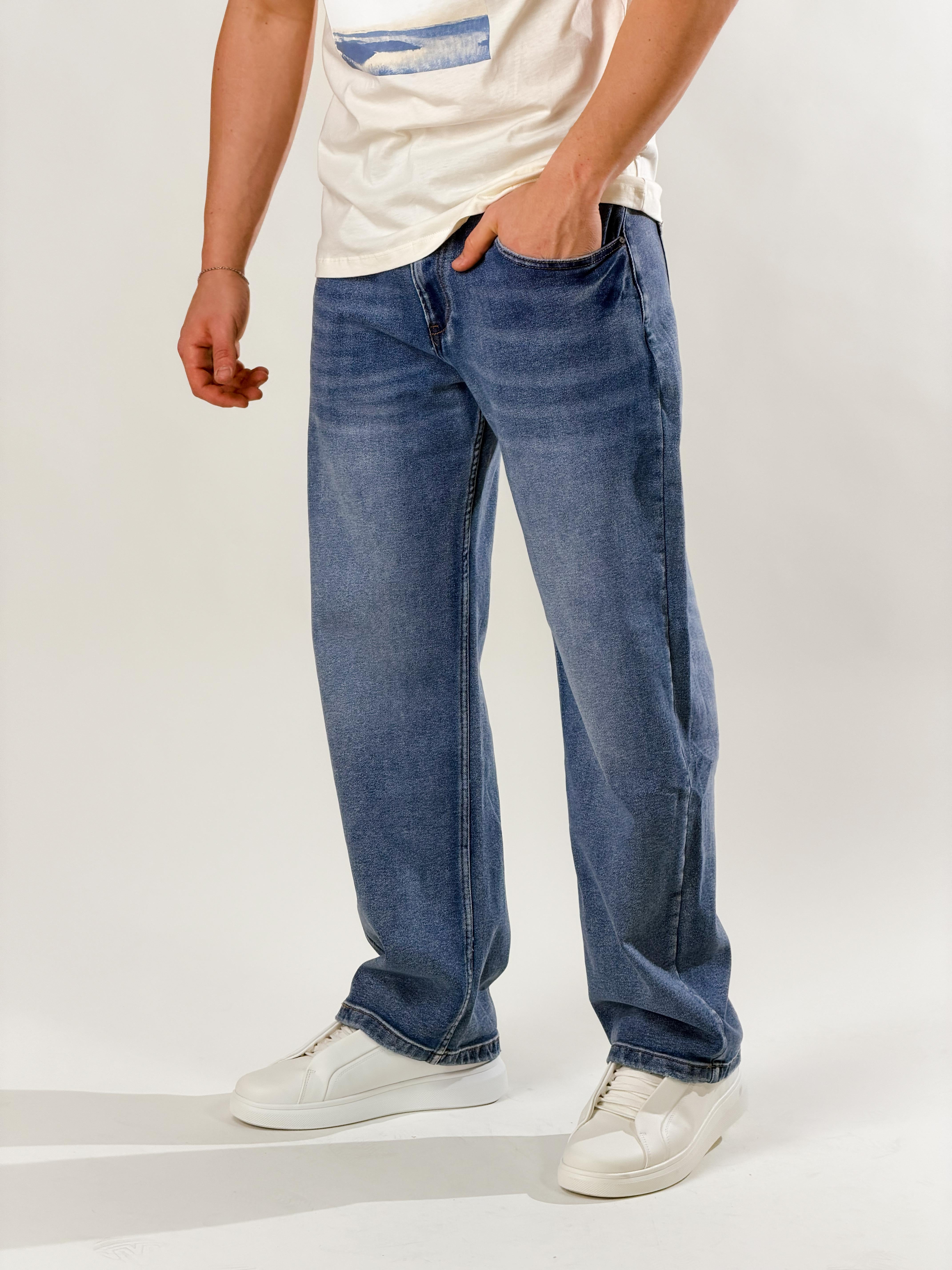 Jeans Balloon|Colore:Blu medio