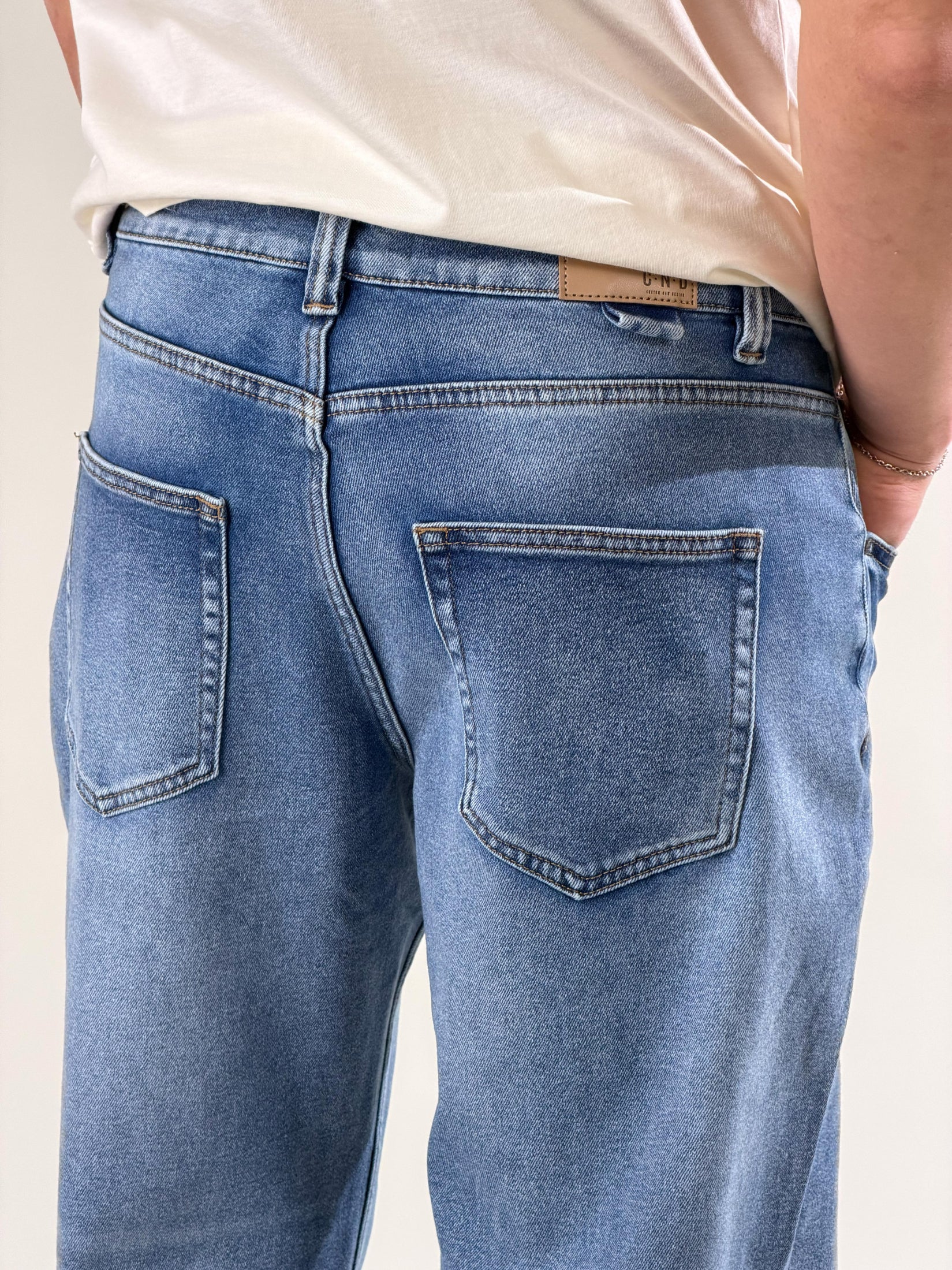 Jeans Balloon|Colore:Blu medio