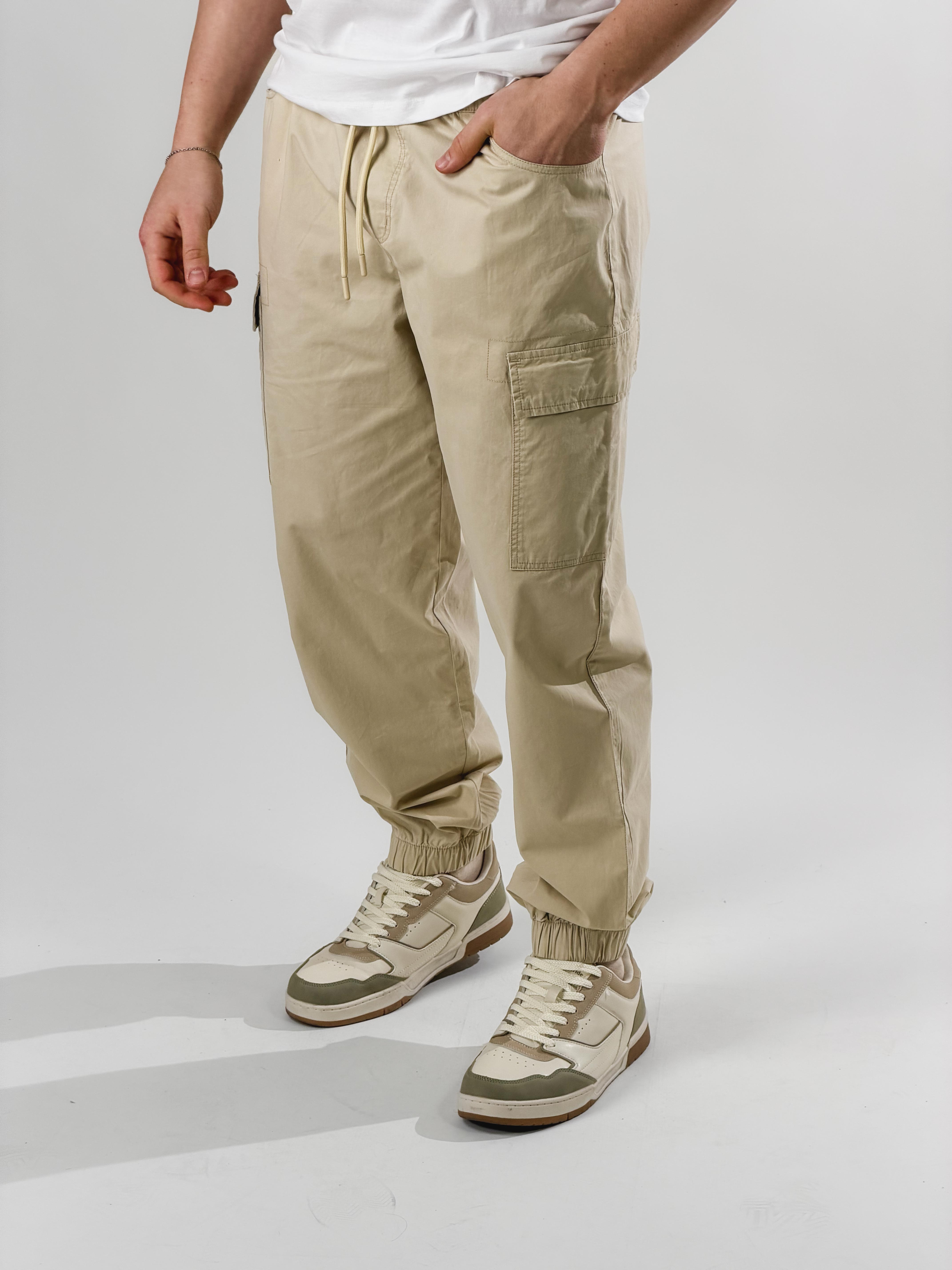 Cargo con tasconi|Colore:Beige