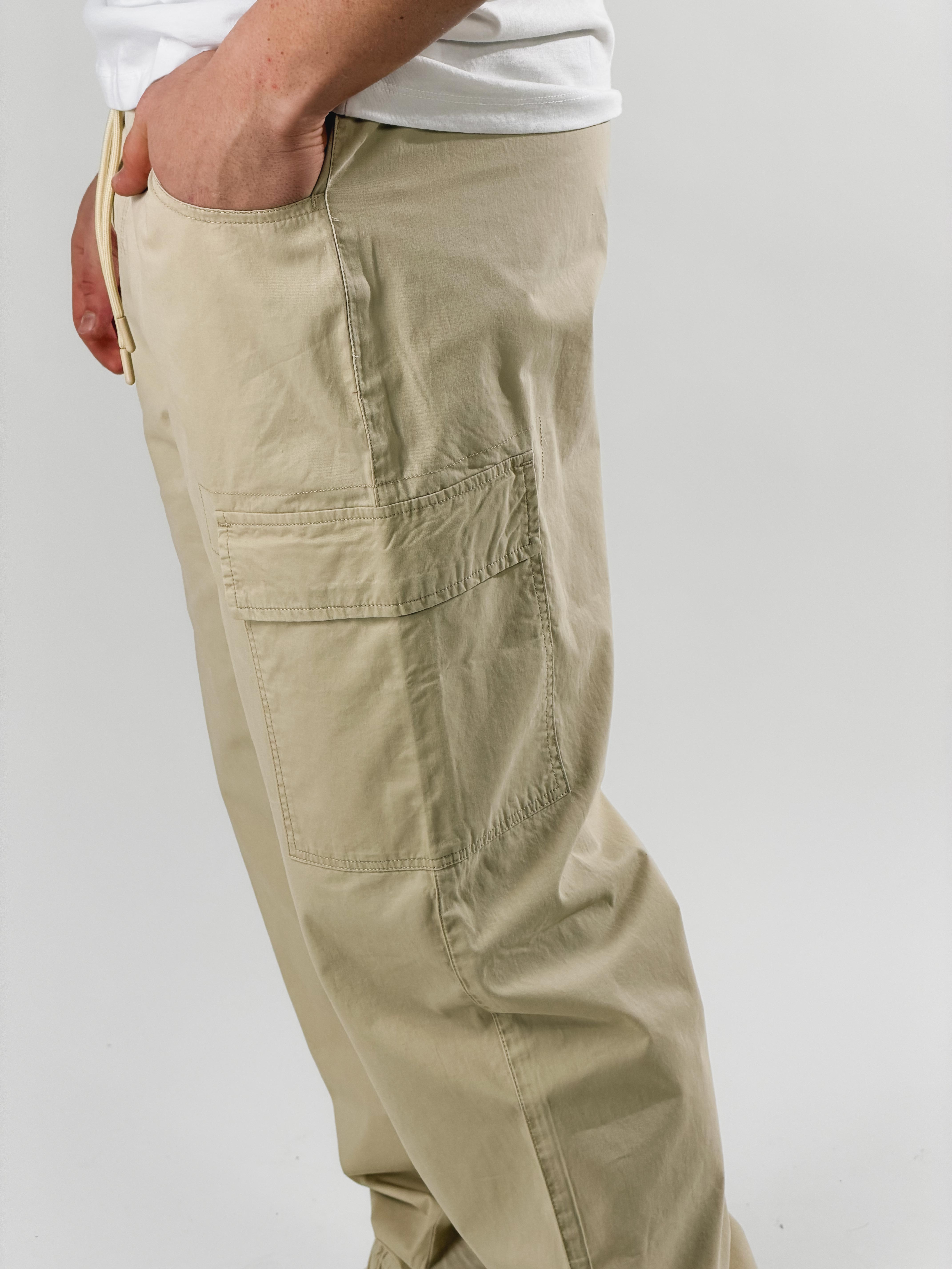 Cargo con tasconi|Colore:Beige