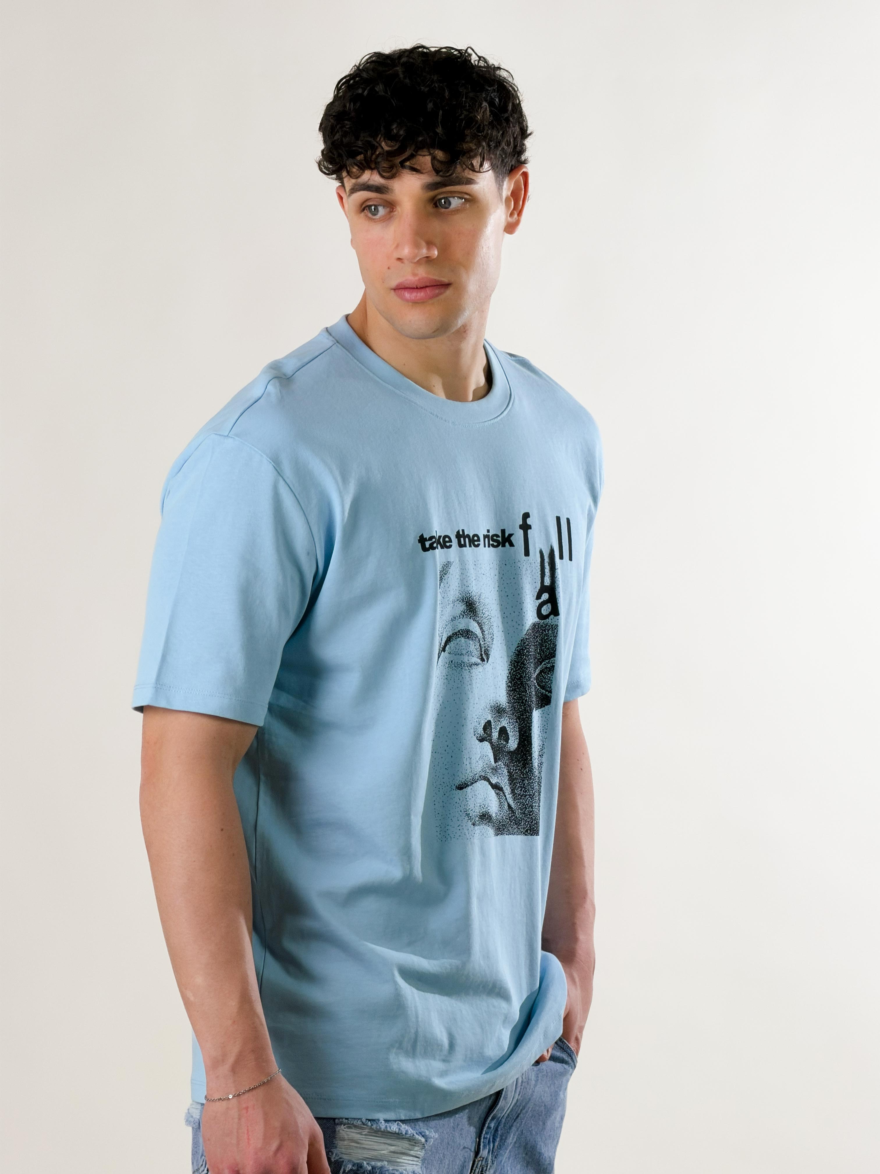 T-Shirt Take the Risk|Colore:Polvere