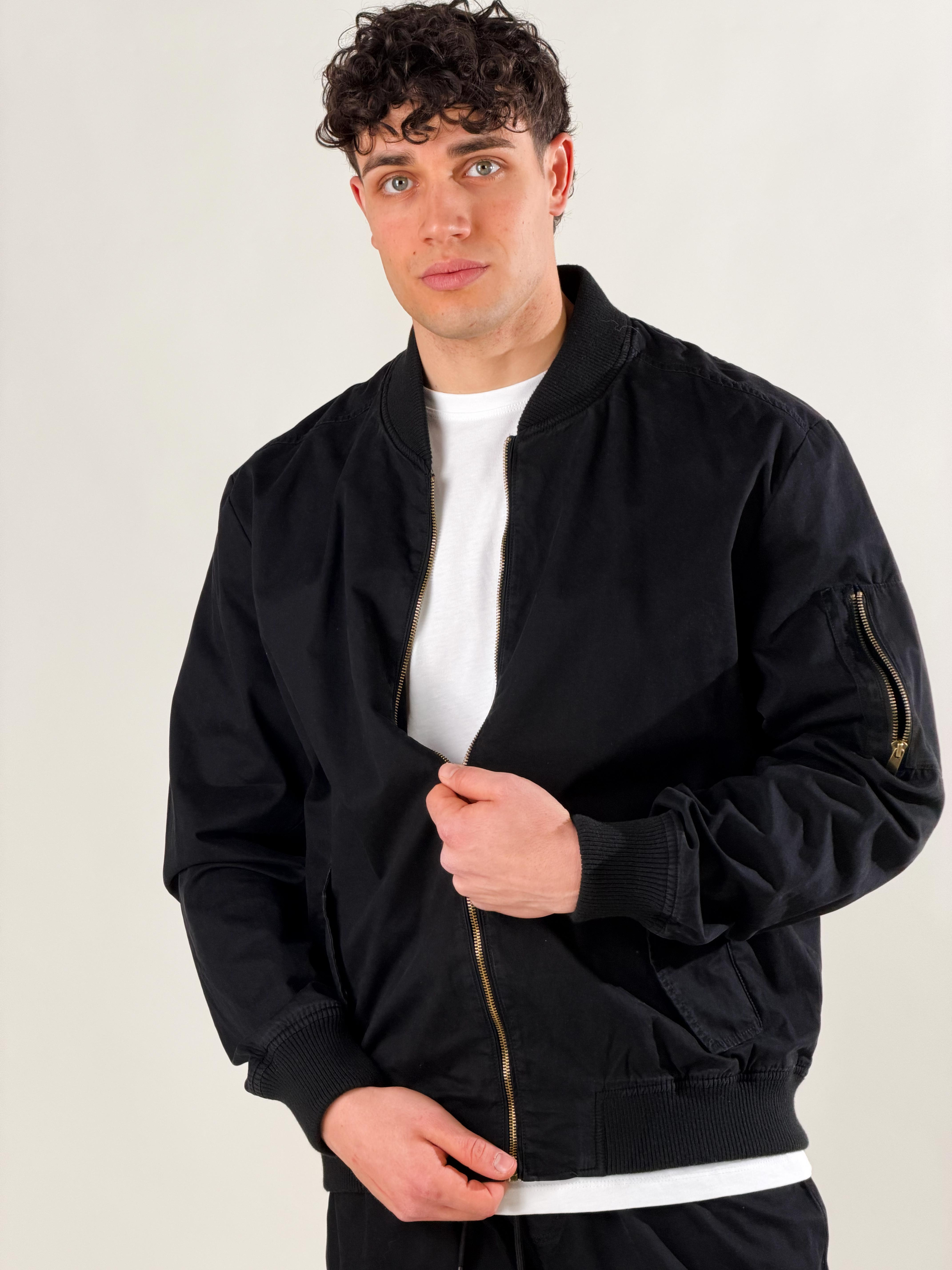 Bomber Military|Colore:Nero