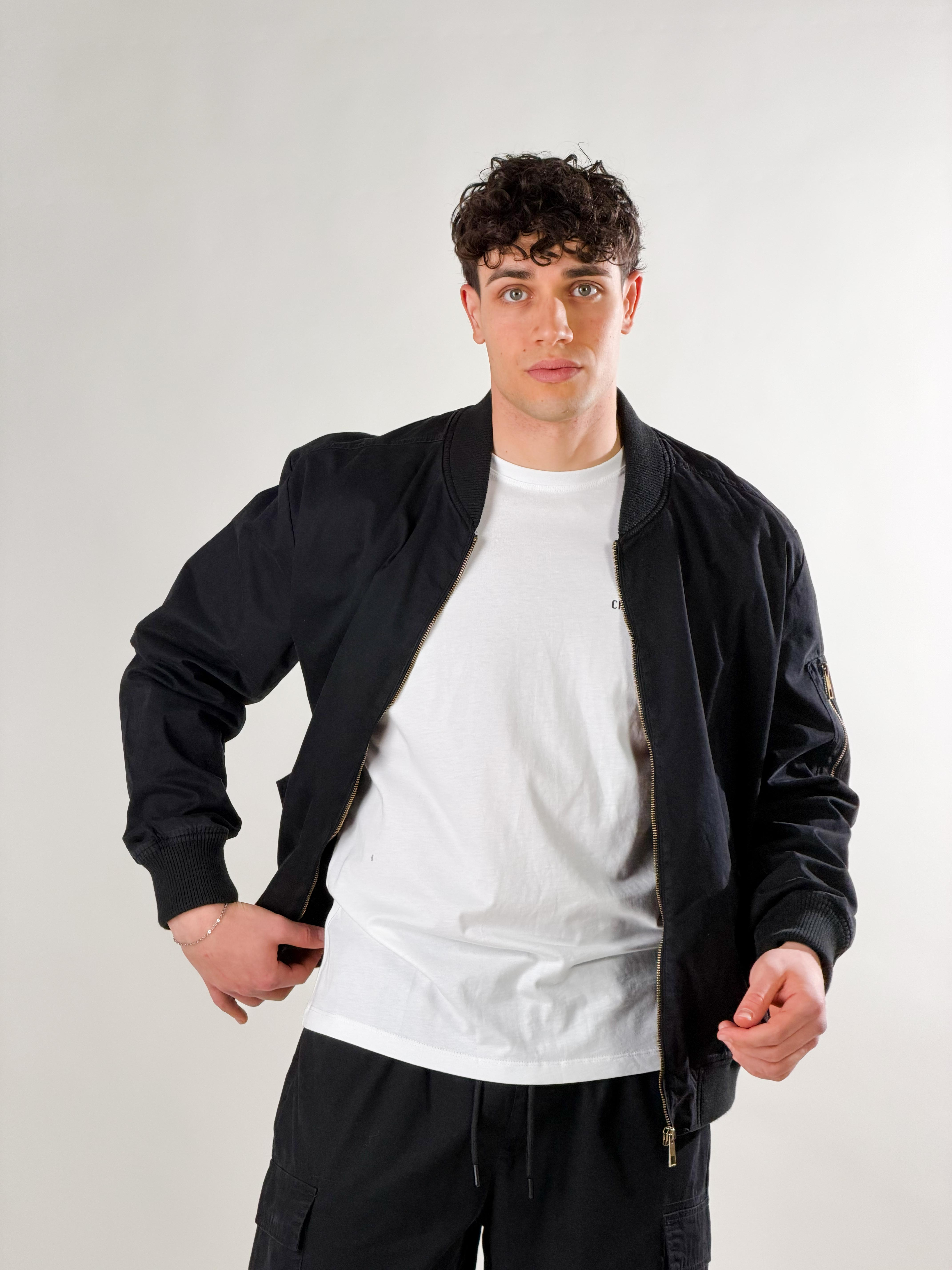 Bomber Military|Colore:Nero