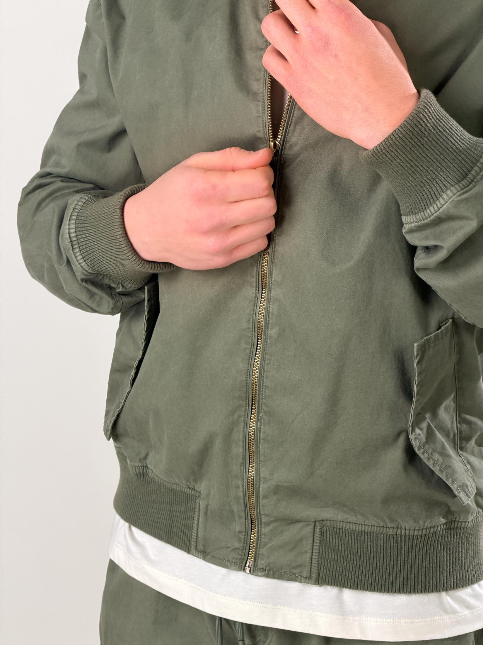 Bomber Military|Colore:Verde militare
