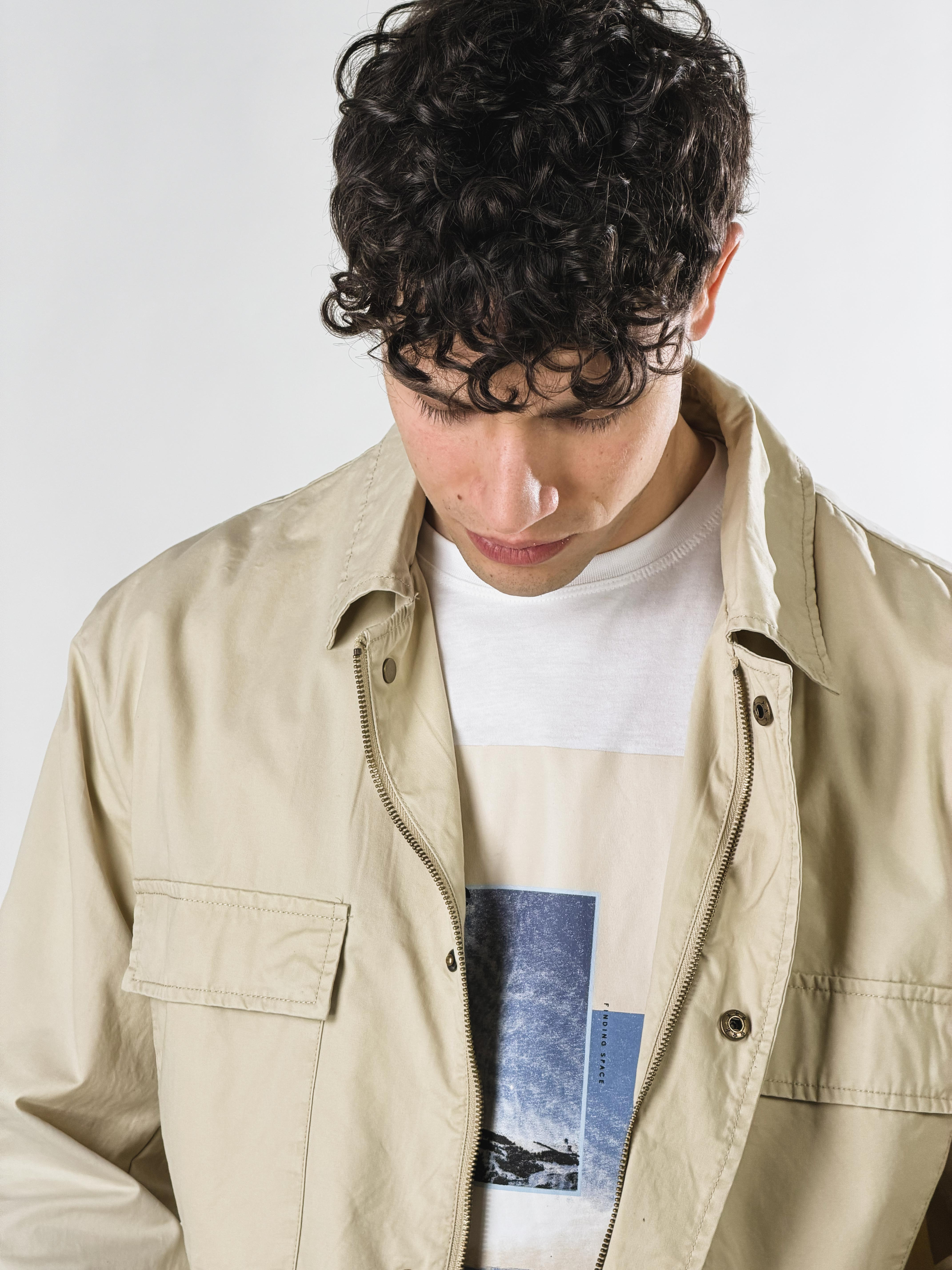 Giacca Miltary|Colore:Beige