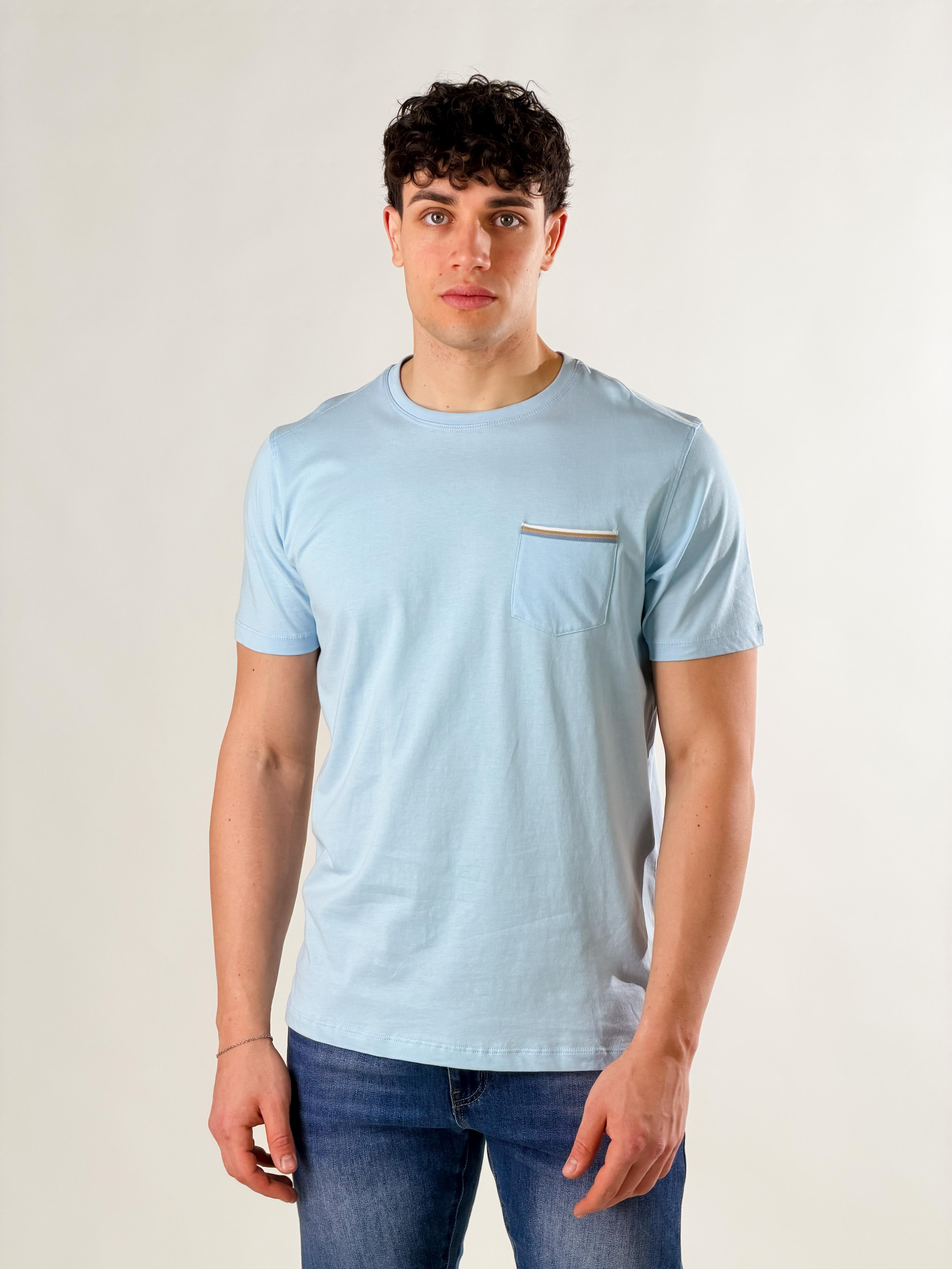 T-shirt taschino basie fiit|Colore:Polvere