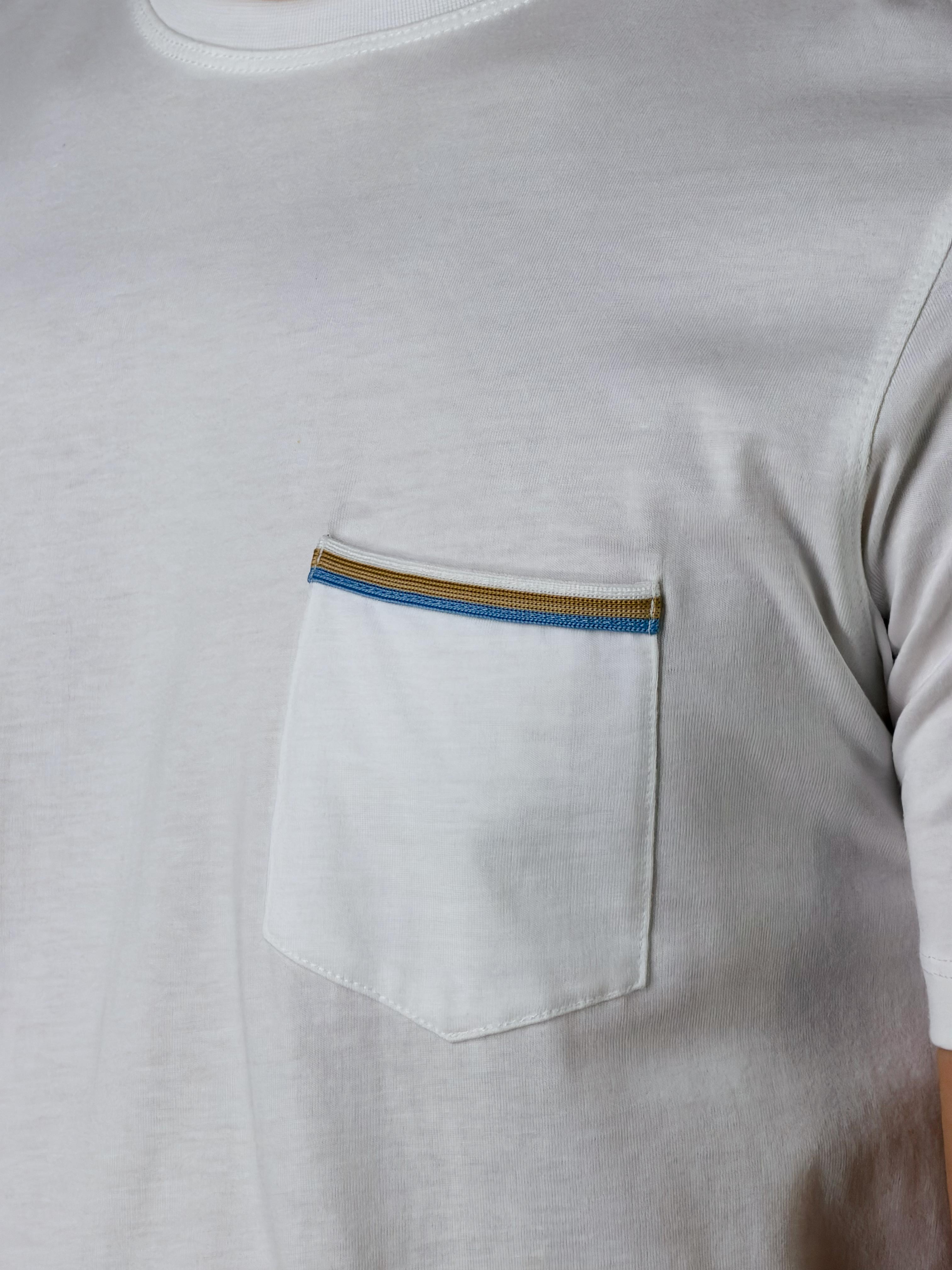 T-shirt taschino basie fiit|Colore:Bianco