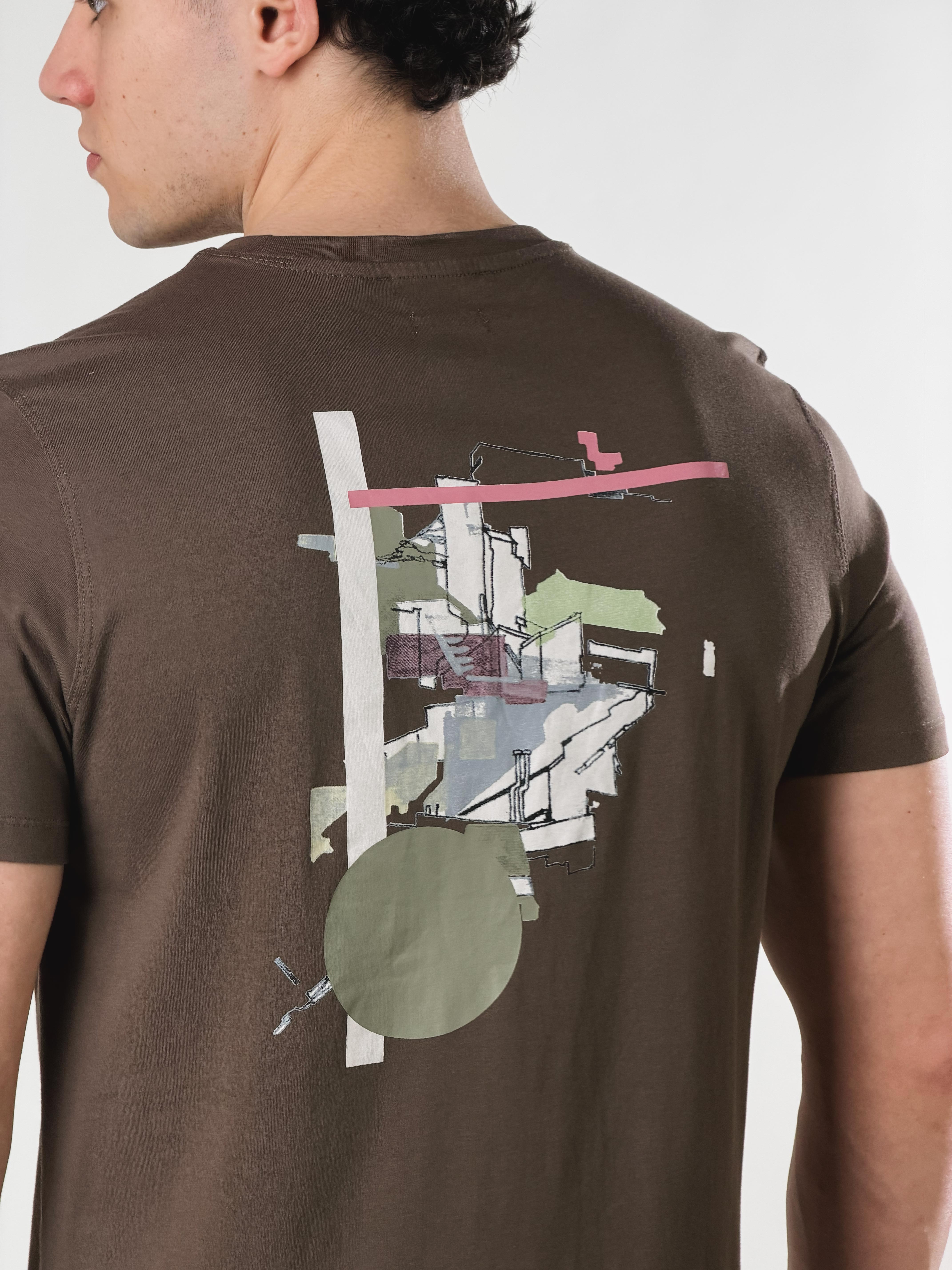 T-Shirt Urban basie fit|Colore:Cioccolato