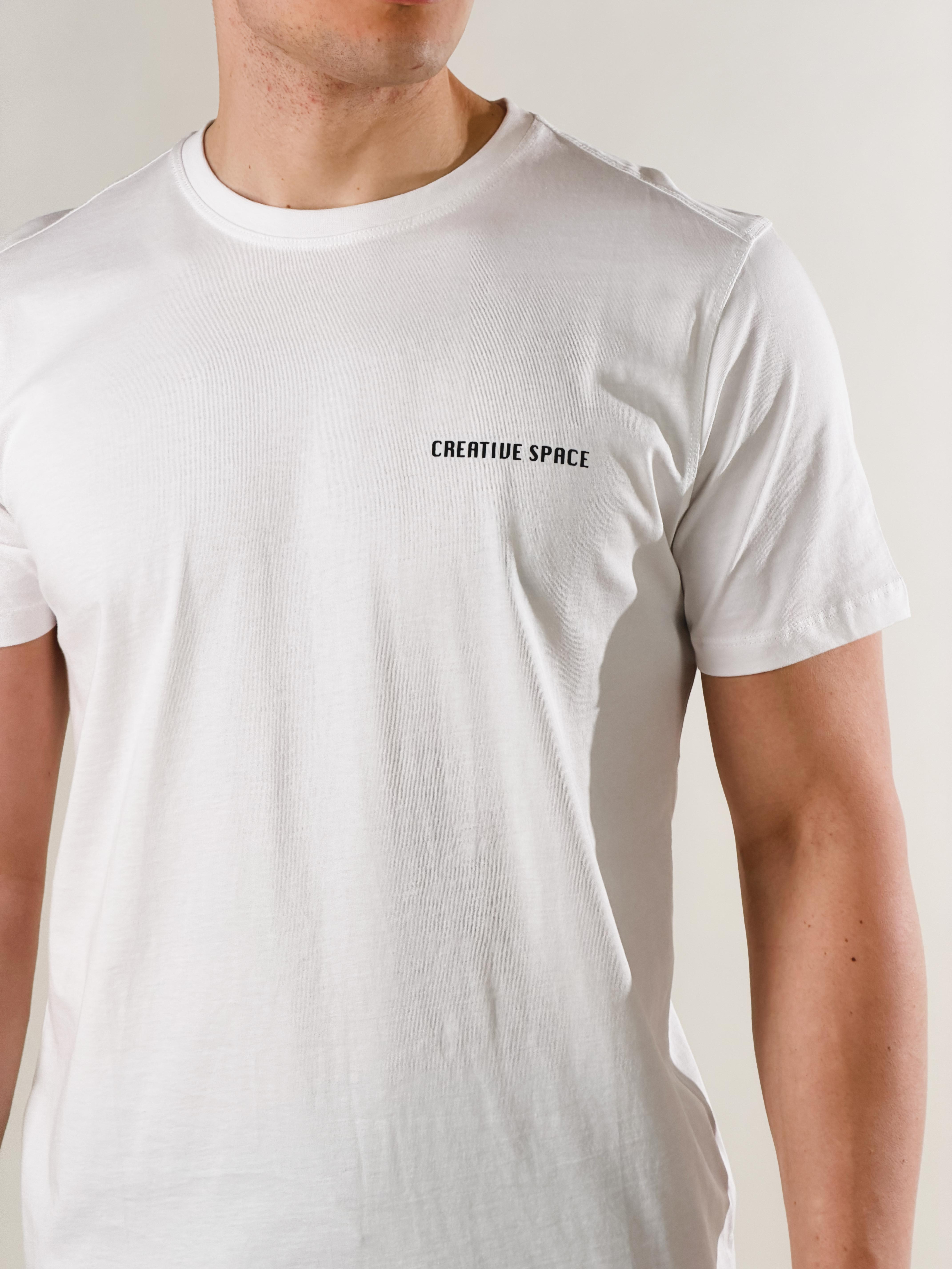 T-Shirt grafica basie fit|Colore:Bianco