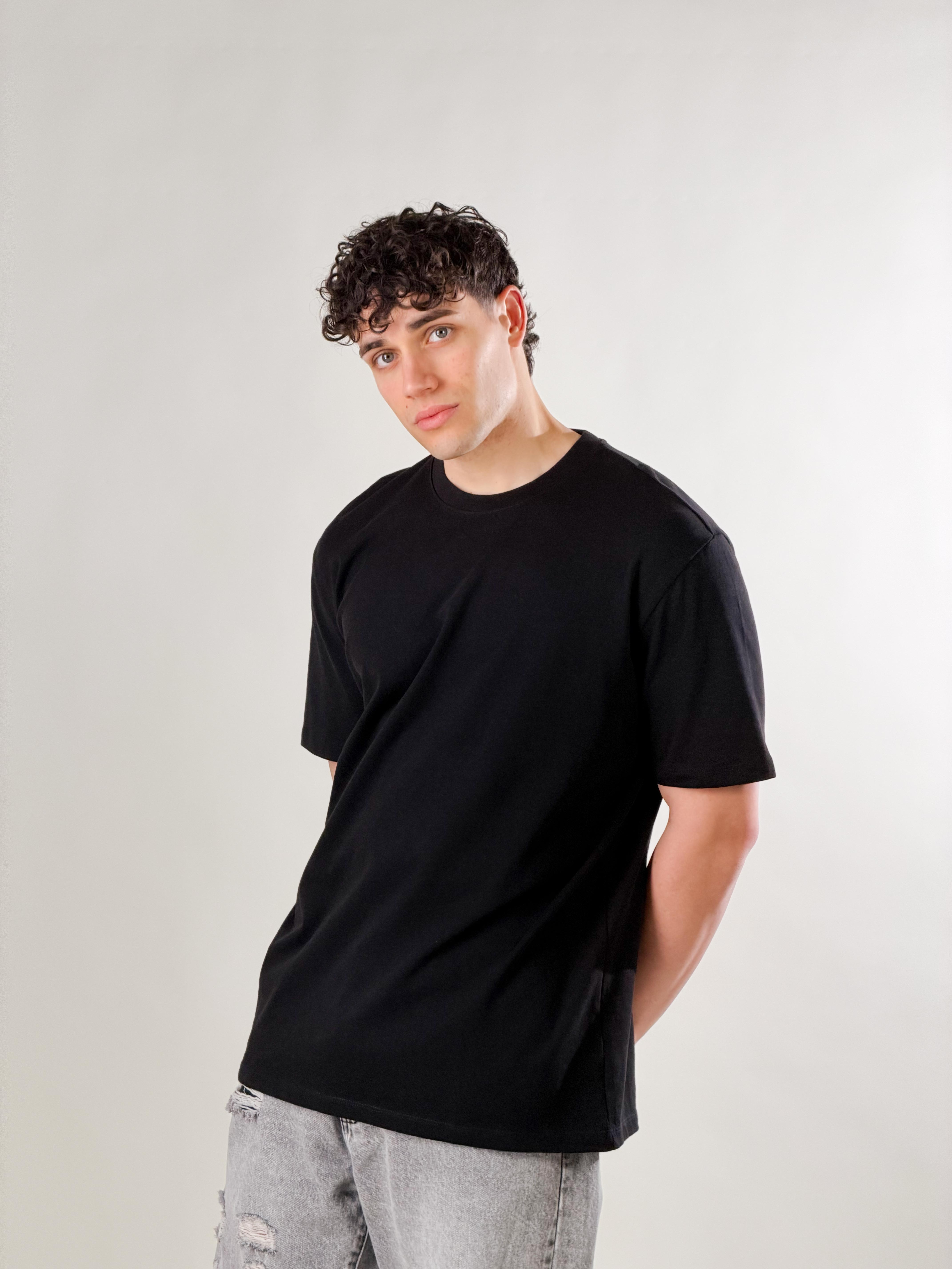 T-Shirt Miami loose fit|Colore:Nero