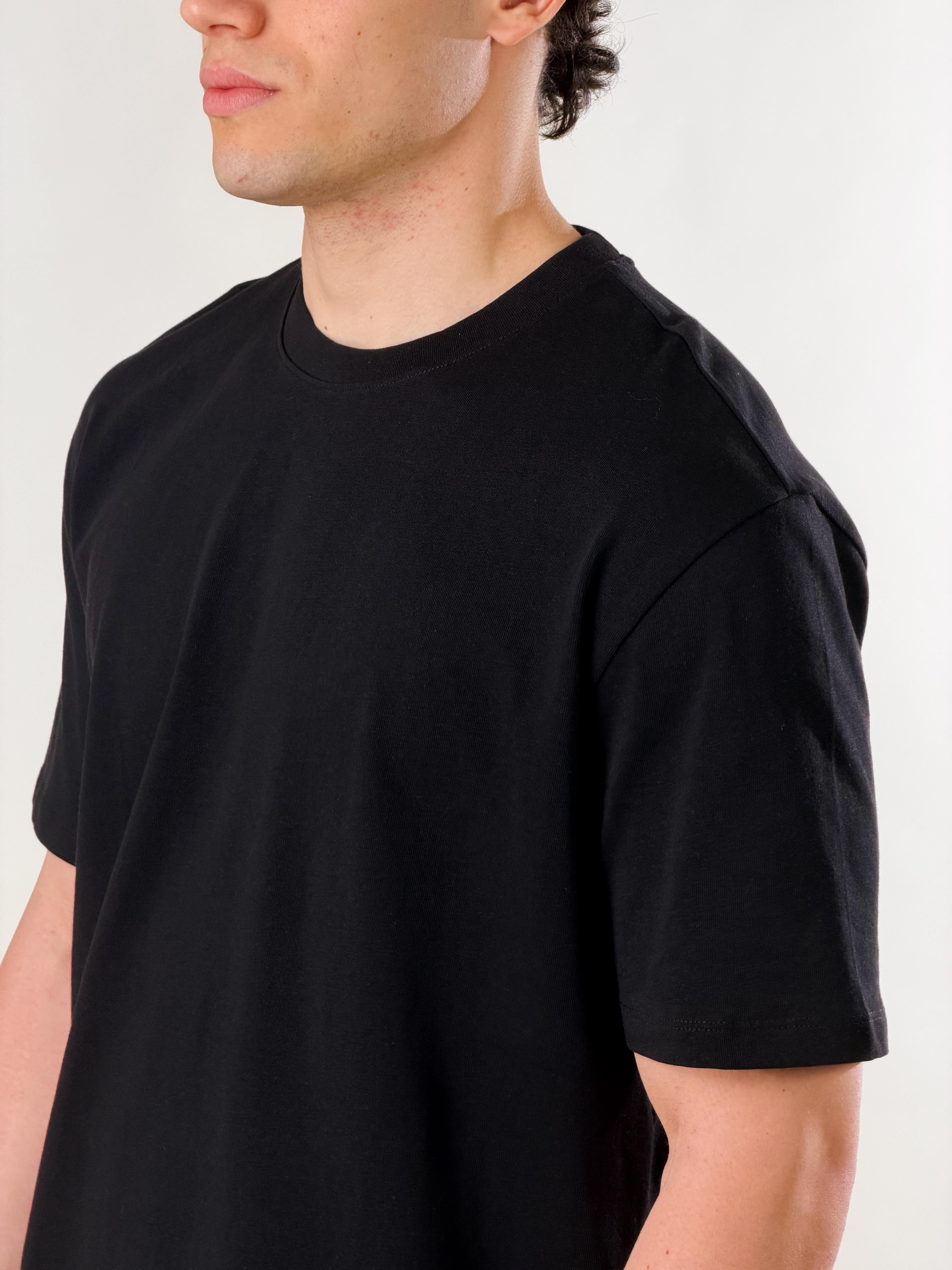 T-Shirt Miami loose fit|Colore:Nero