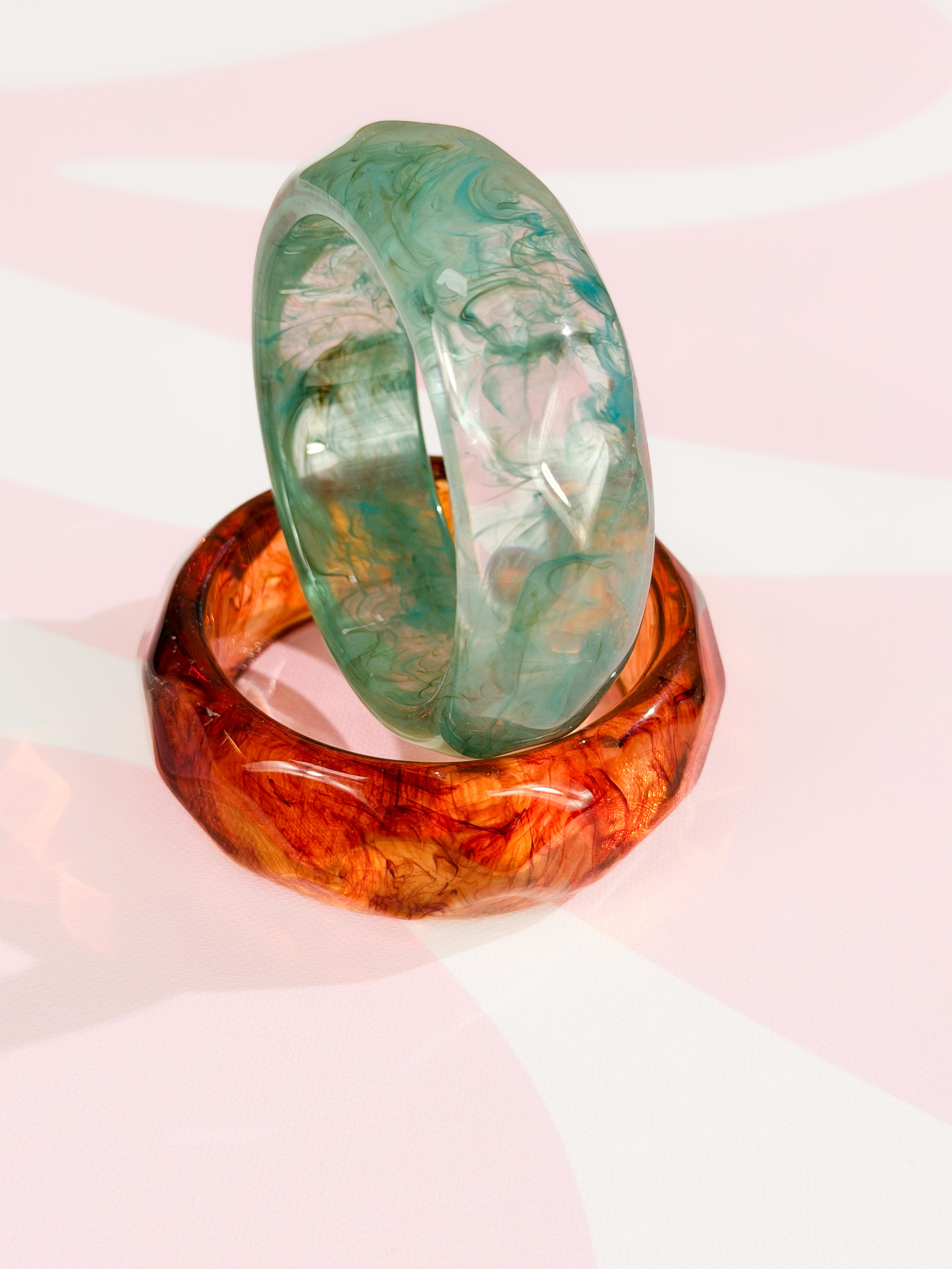 Bracciale rigido salina|Colore:Turchese