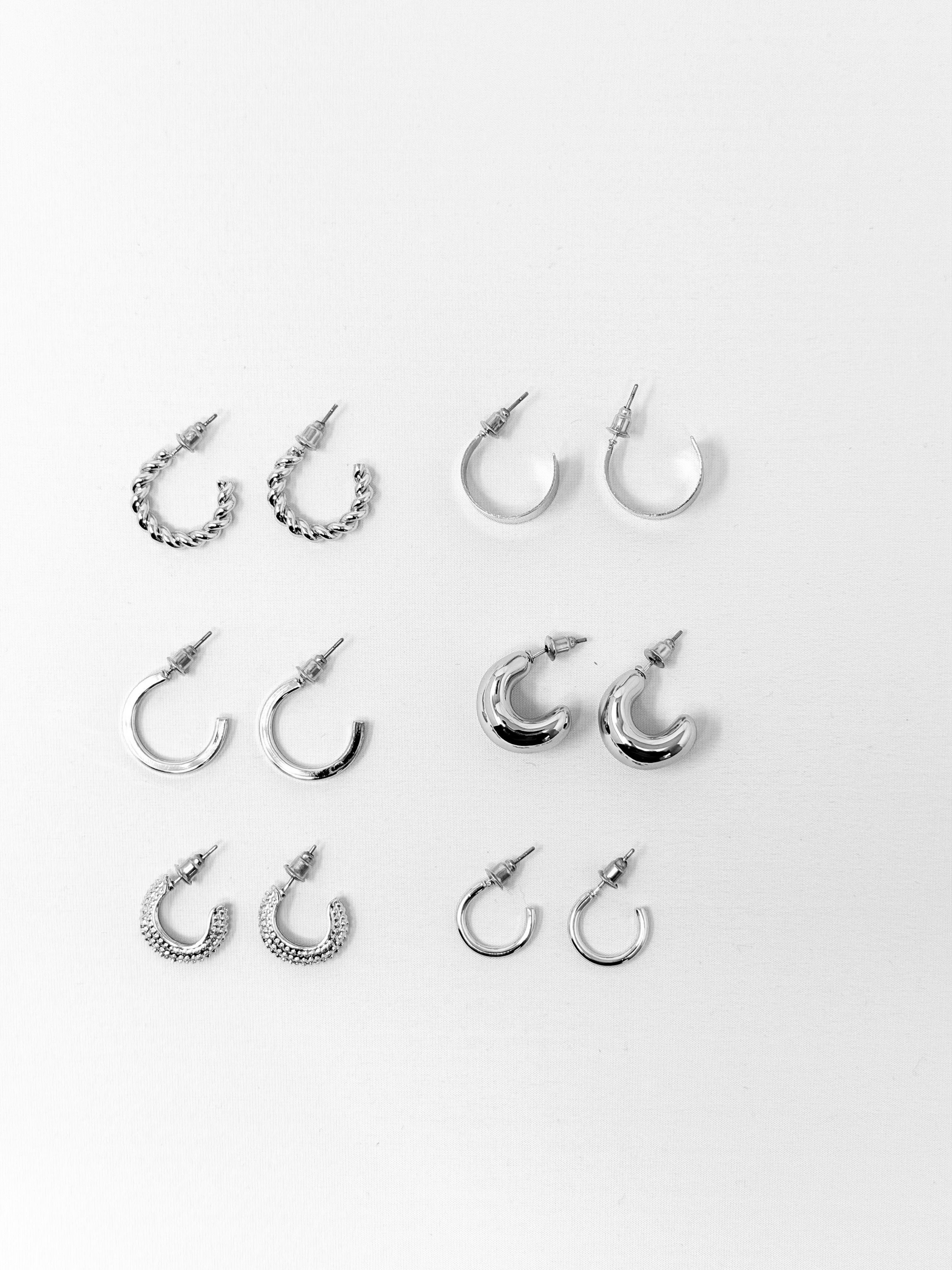 Set micro cerchi|Colore:Argento