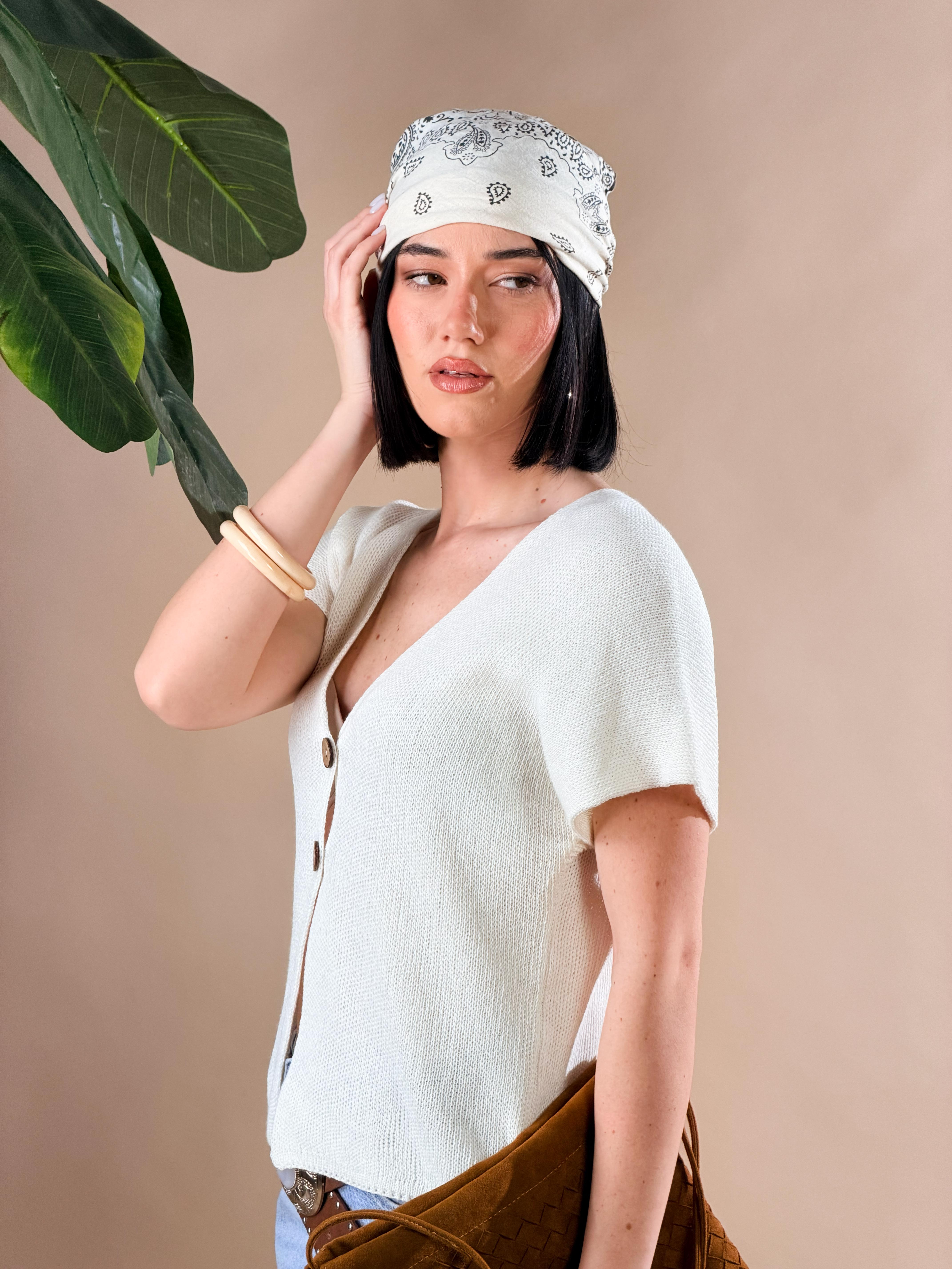 Gilet in maglia leggera|Colore:Bianco