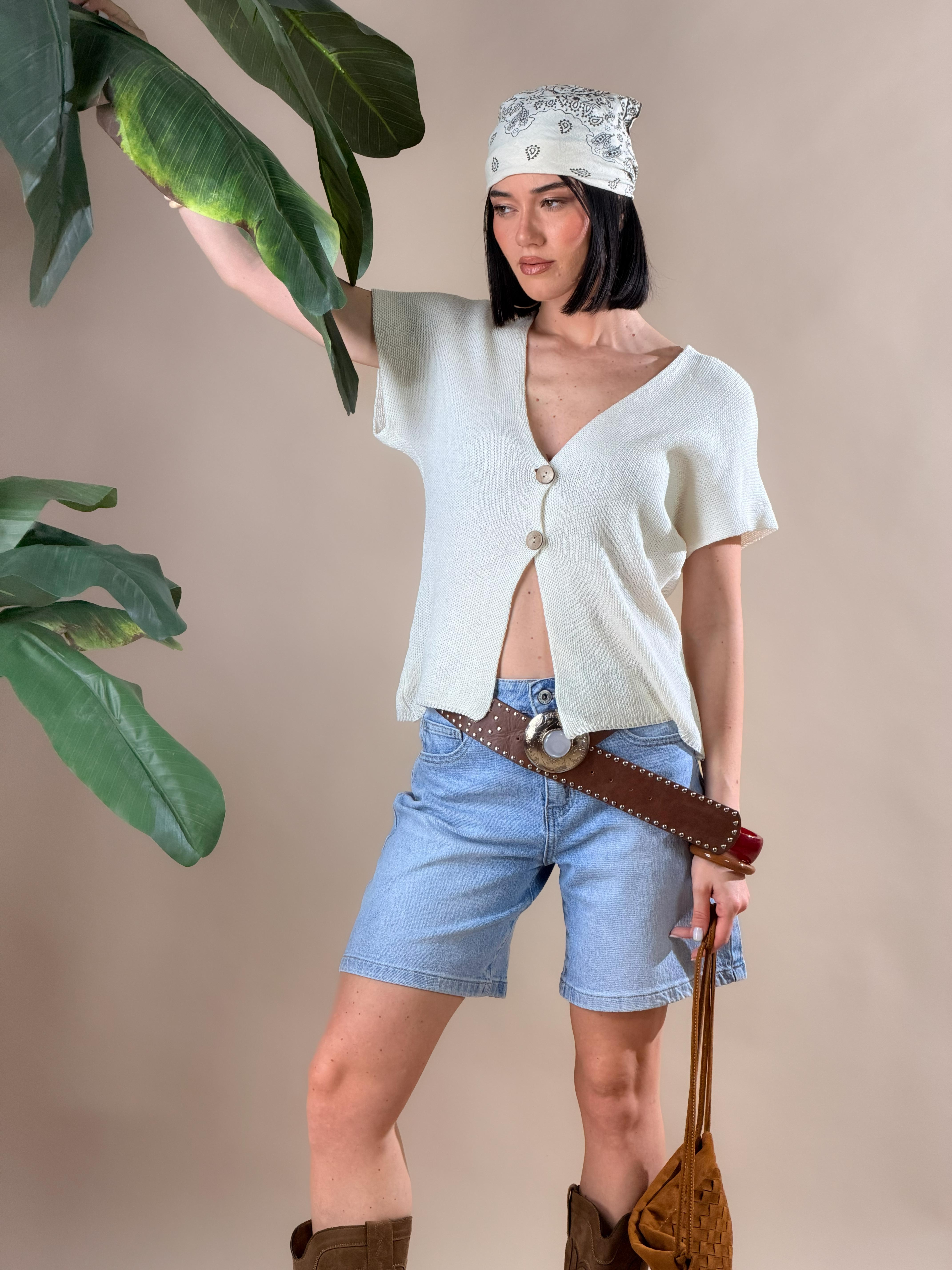 Bermuda Jorts|Colore:Blu chiaro