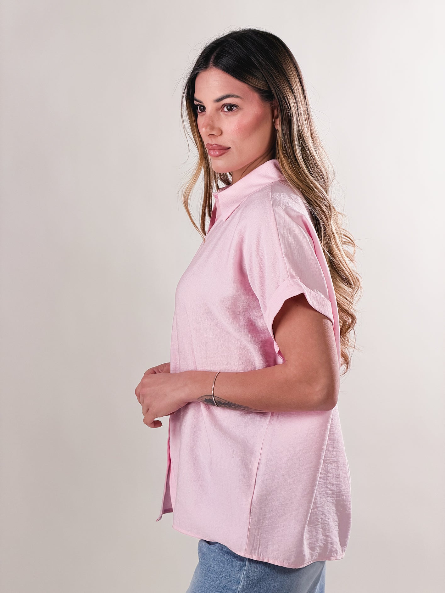 Camicia Easy-Chic|Colore:Rosa