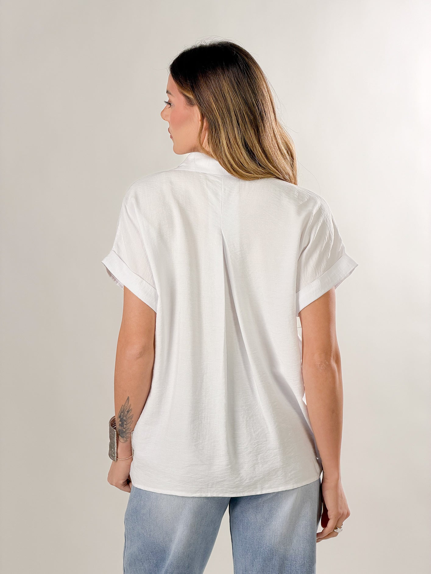 Camicia Easy-Chic|Colore:Bianco
