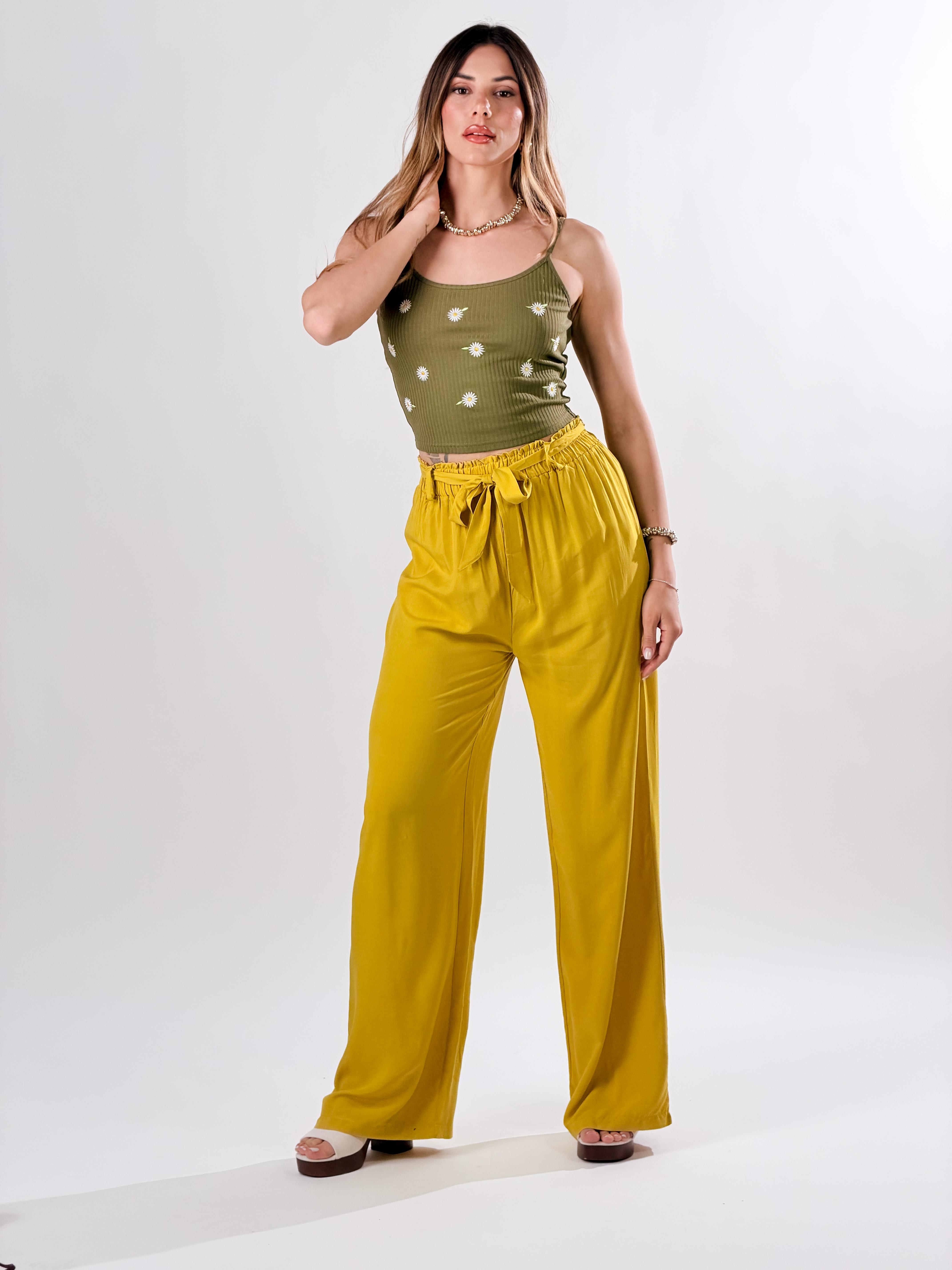 Pantalone Lisbona|Colore:Mostarda