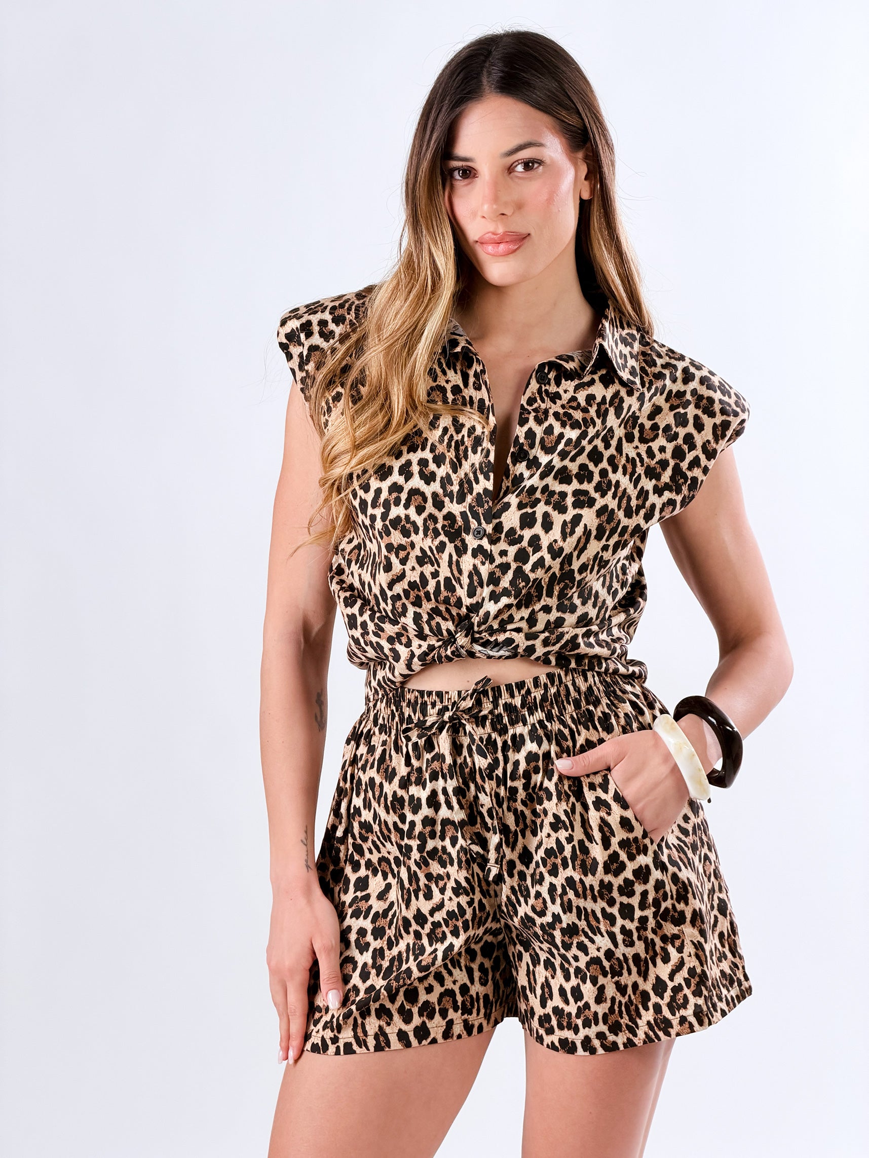 Shorts Leopard|Colore:Maculato