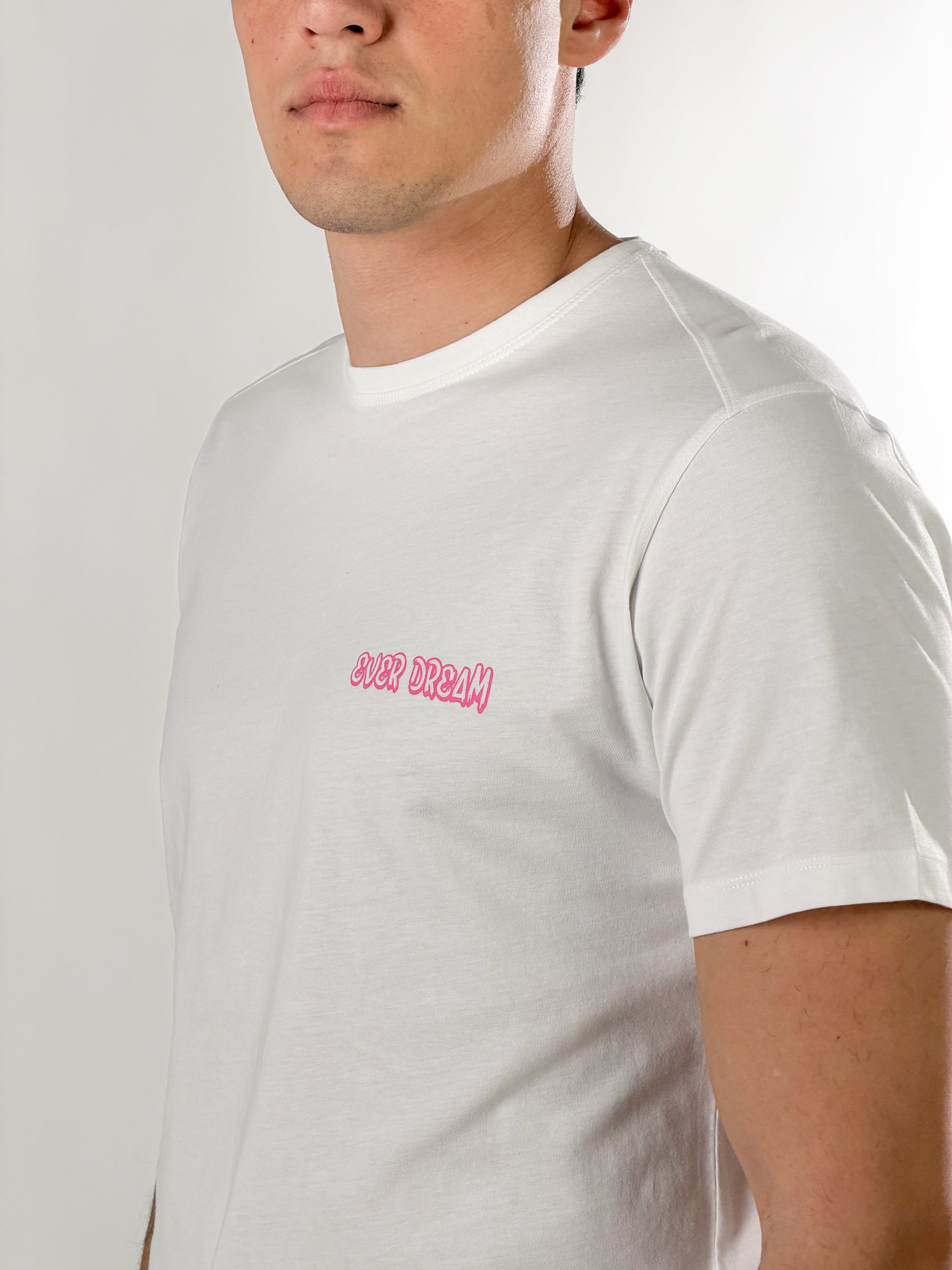 T-Shirt con stampa Palm Dream|Colore:Bianco