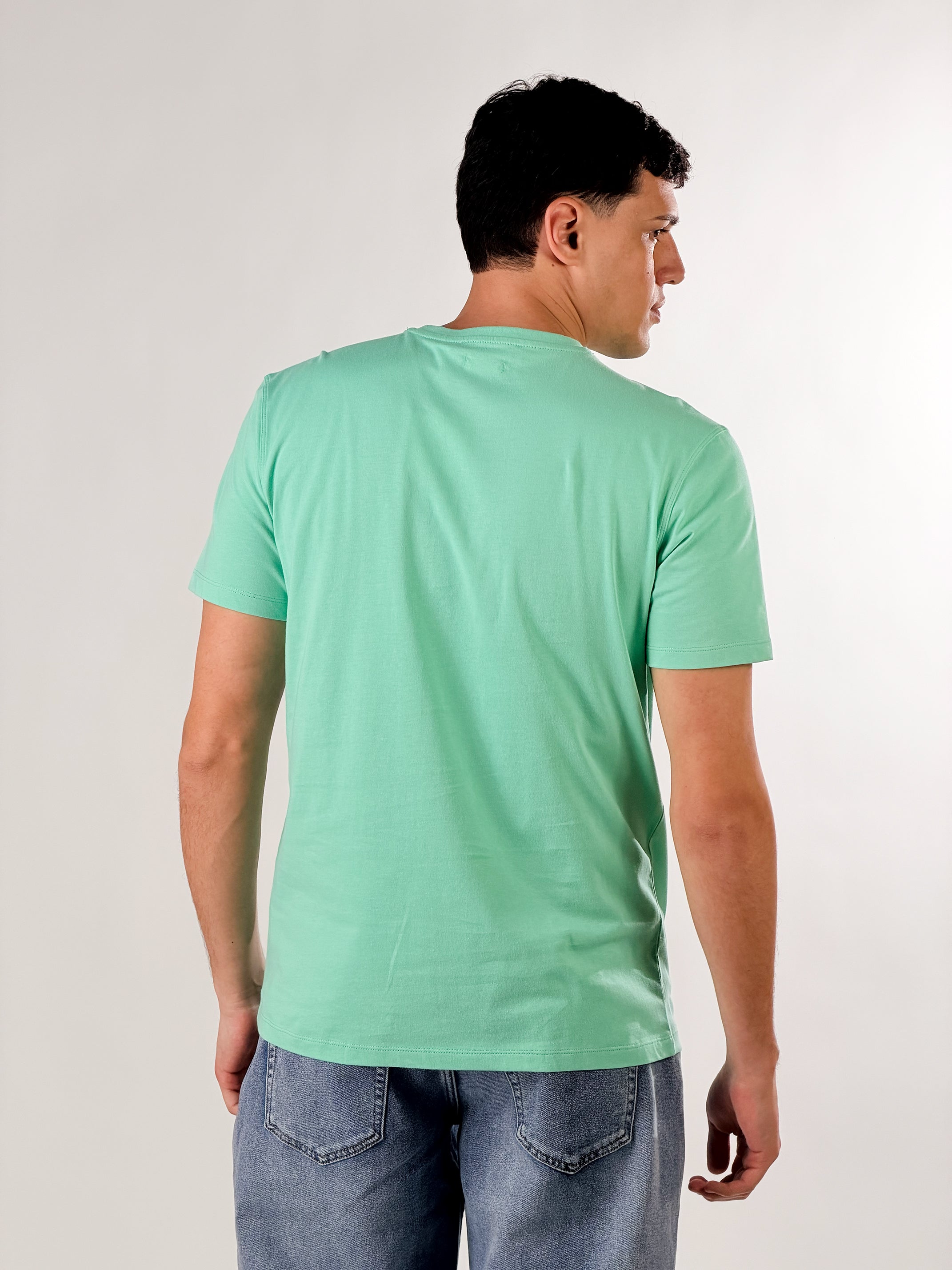 T-shirt Keep Sober base fit|Colore:Verde menta