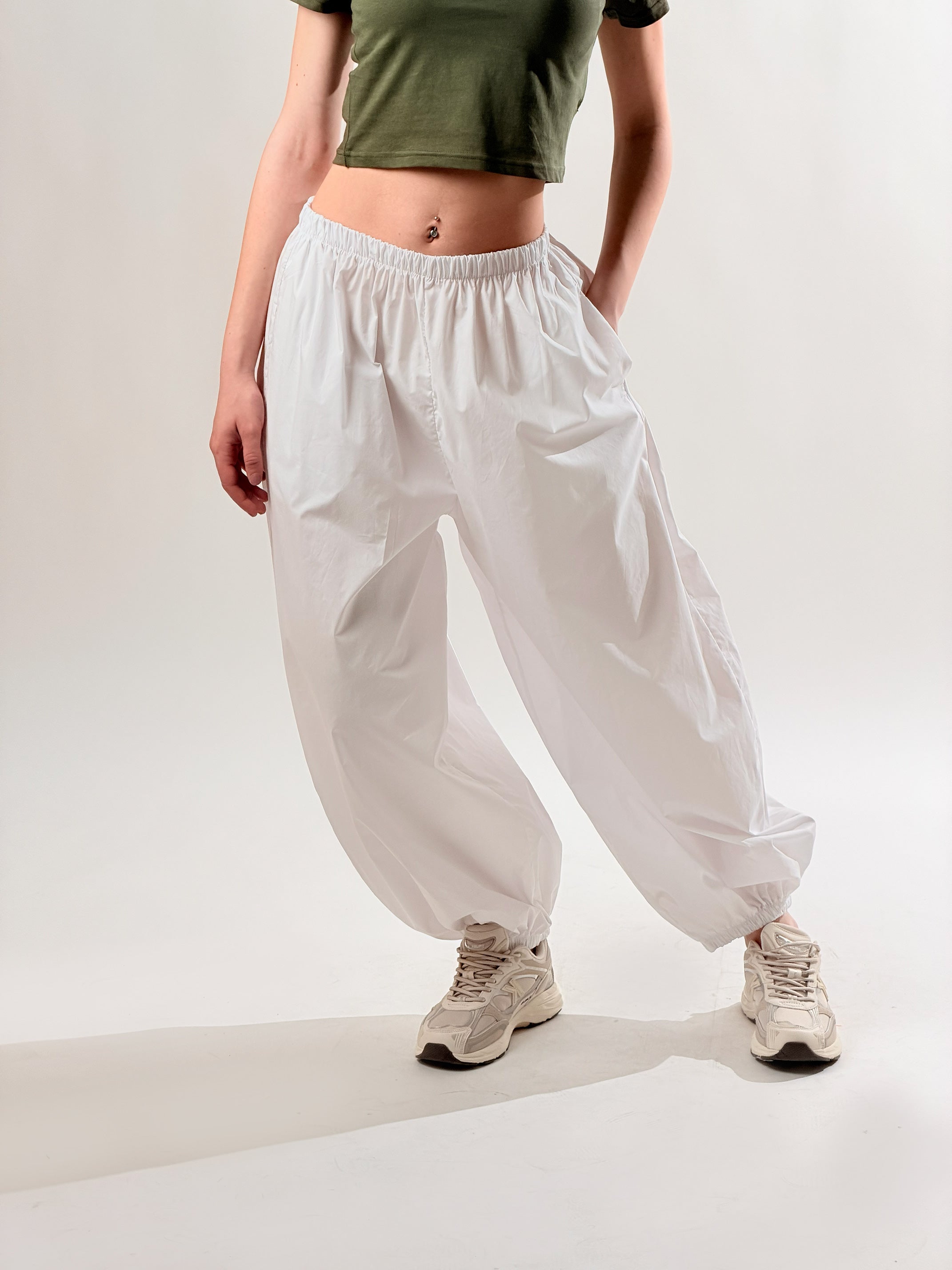 Pantalone Action|Colore:Bianco