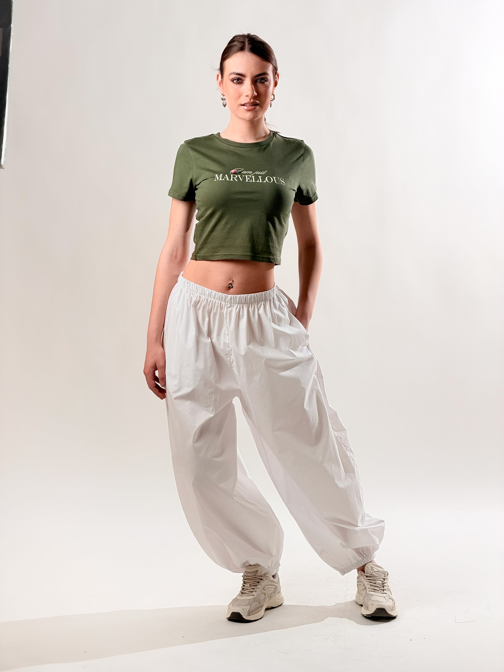 Pantalone Action|Colore:Bianco