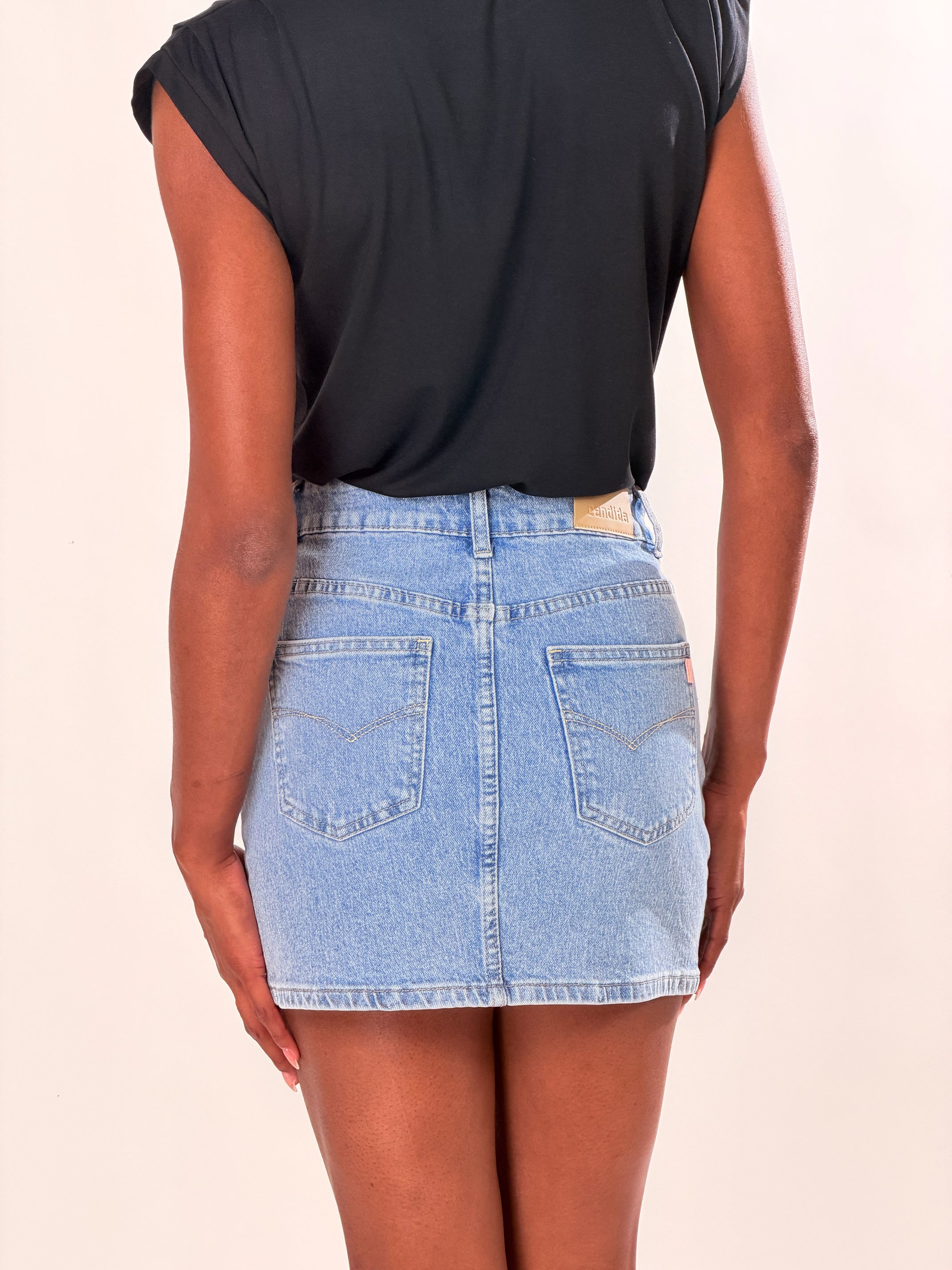 Mini Gonna jeans|Colore:Blu chiaro