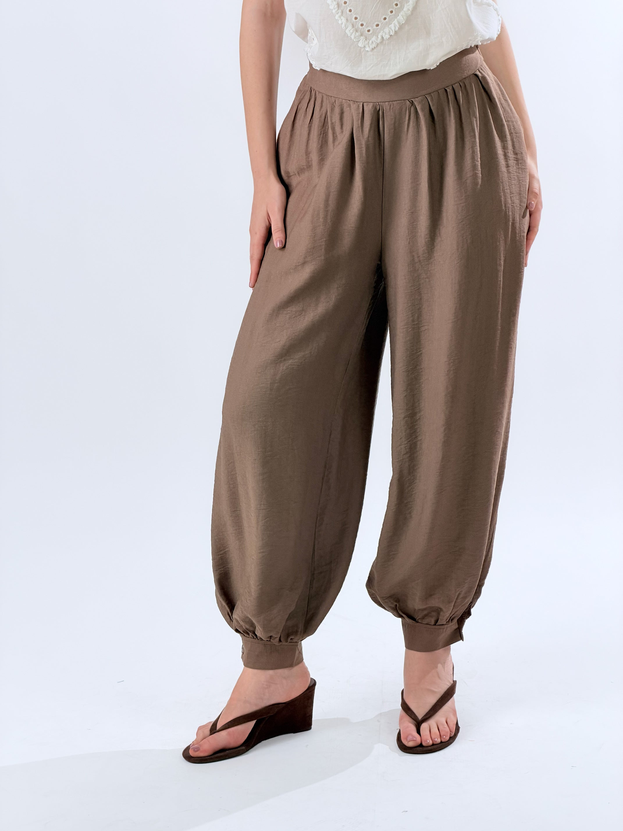 Pantalone Harem Ballon|Colore:Caffe
