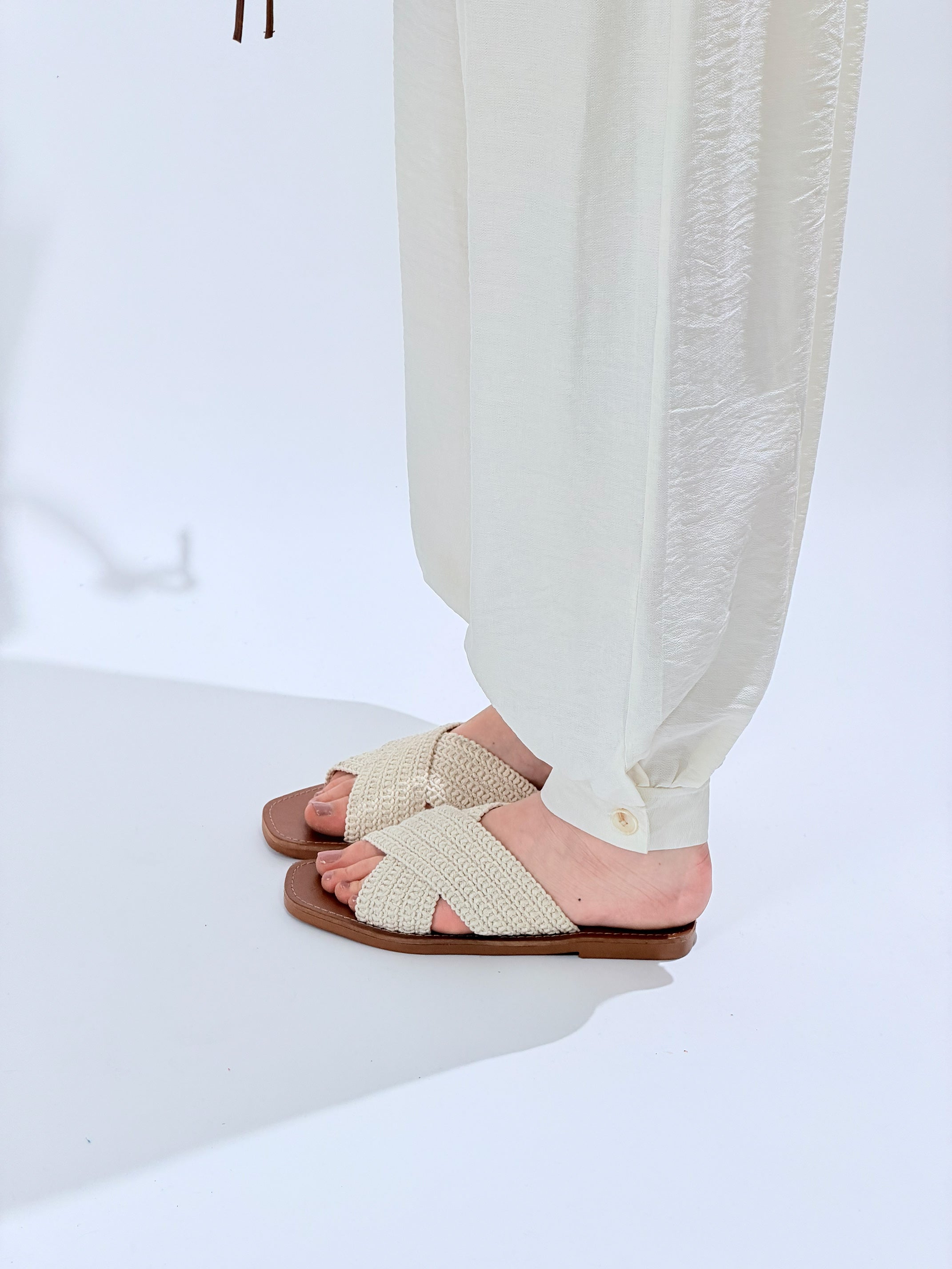 Pantalone Harem Ballon|Colore:Bianco