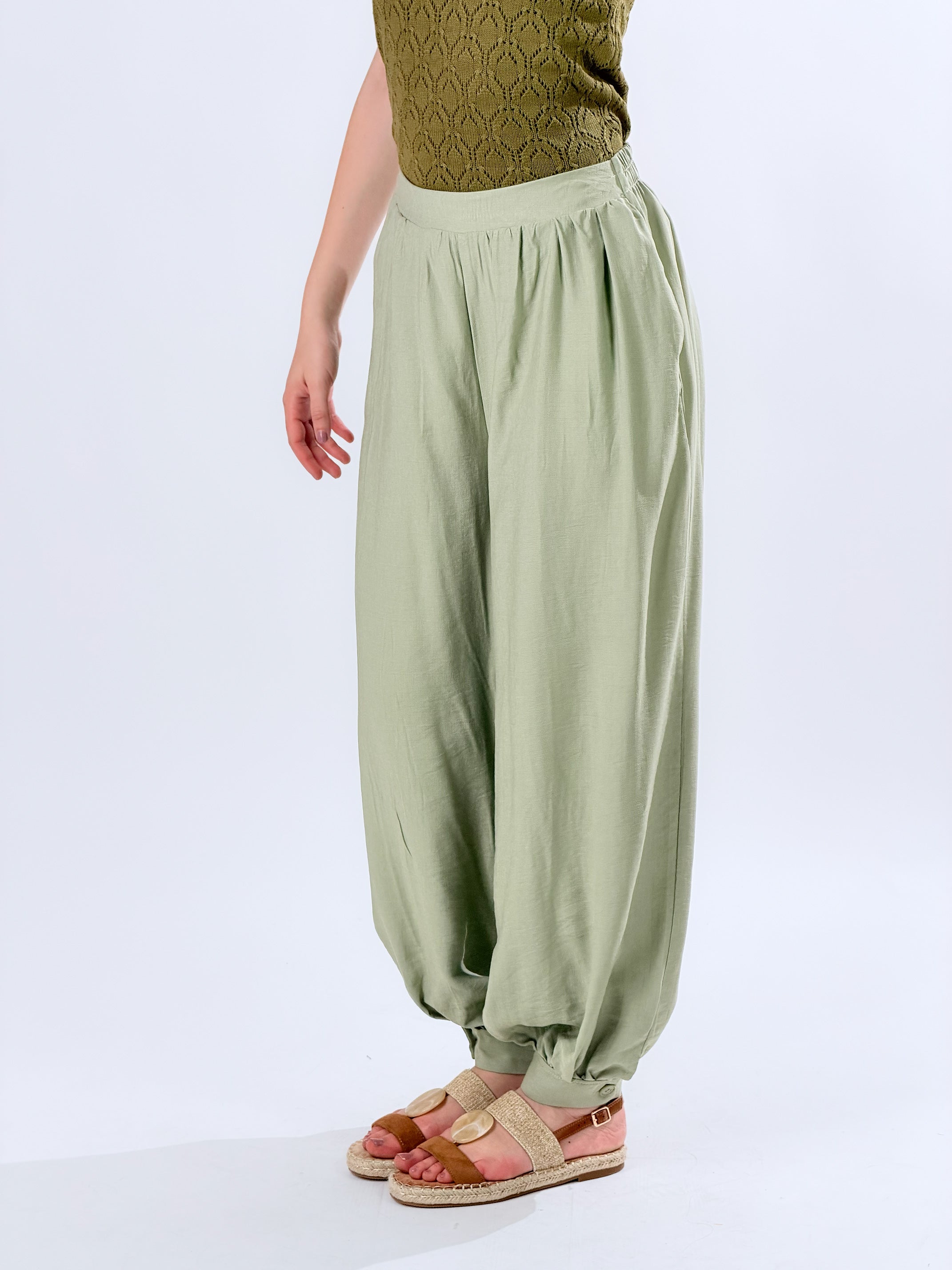Pantalone Harem Ballon|Colore:Verde
