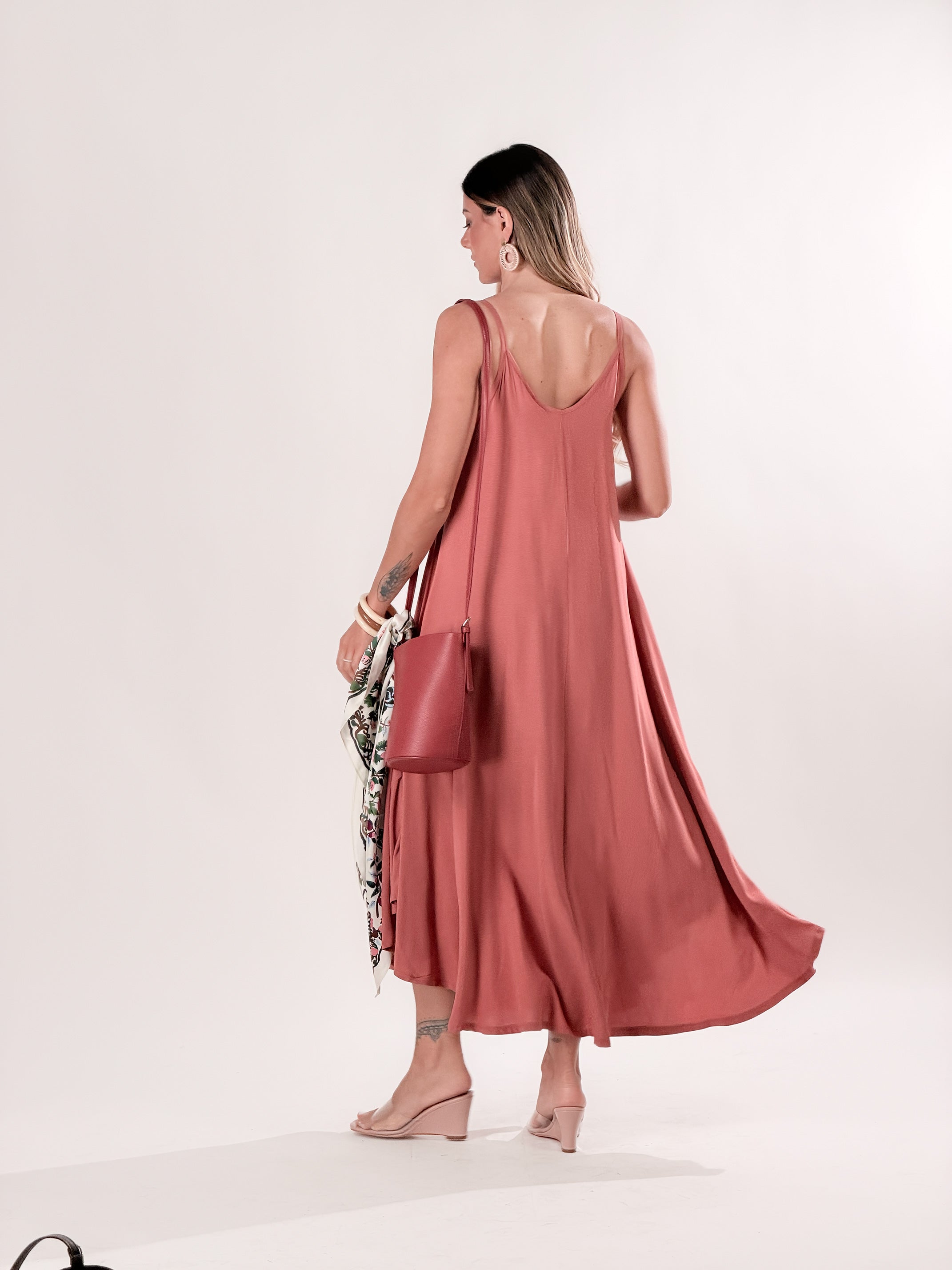Vestito Salina|Colore:Terracotta