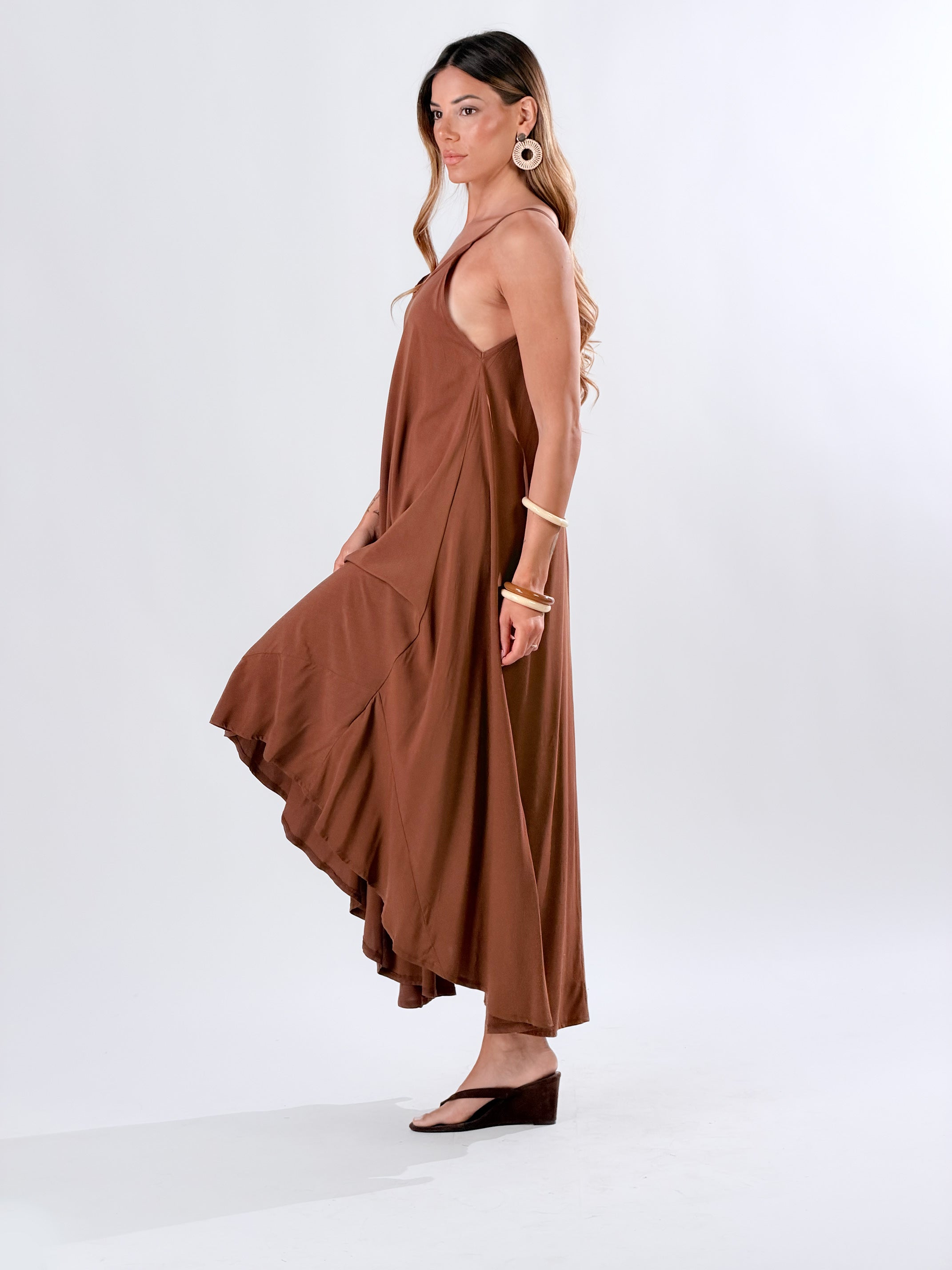 Vestito Salina|Colore:Nocciola