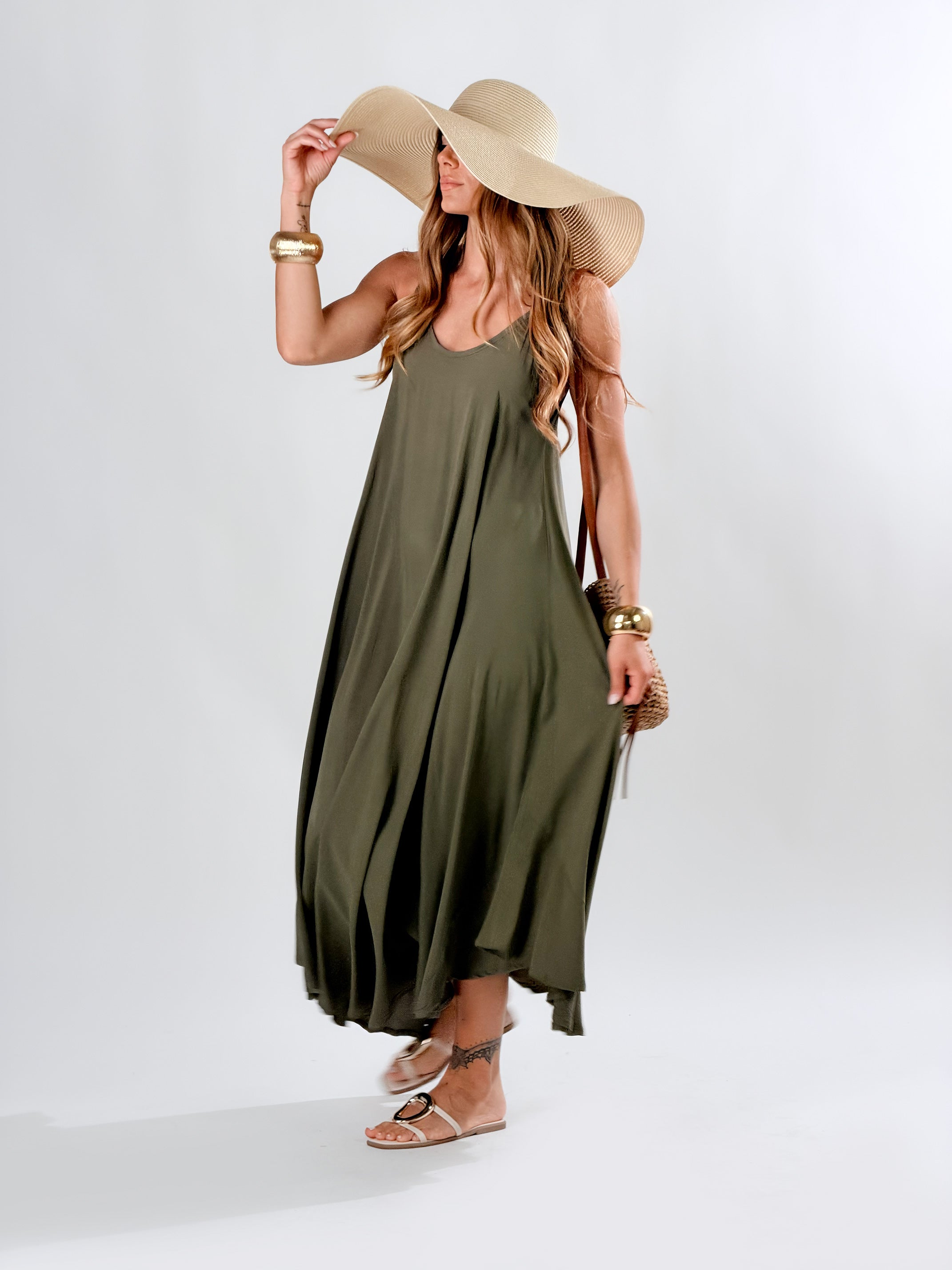 Vestito Salina|Colore:Salvia