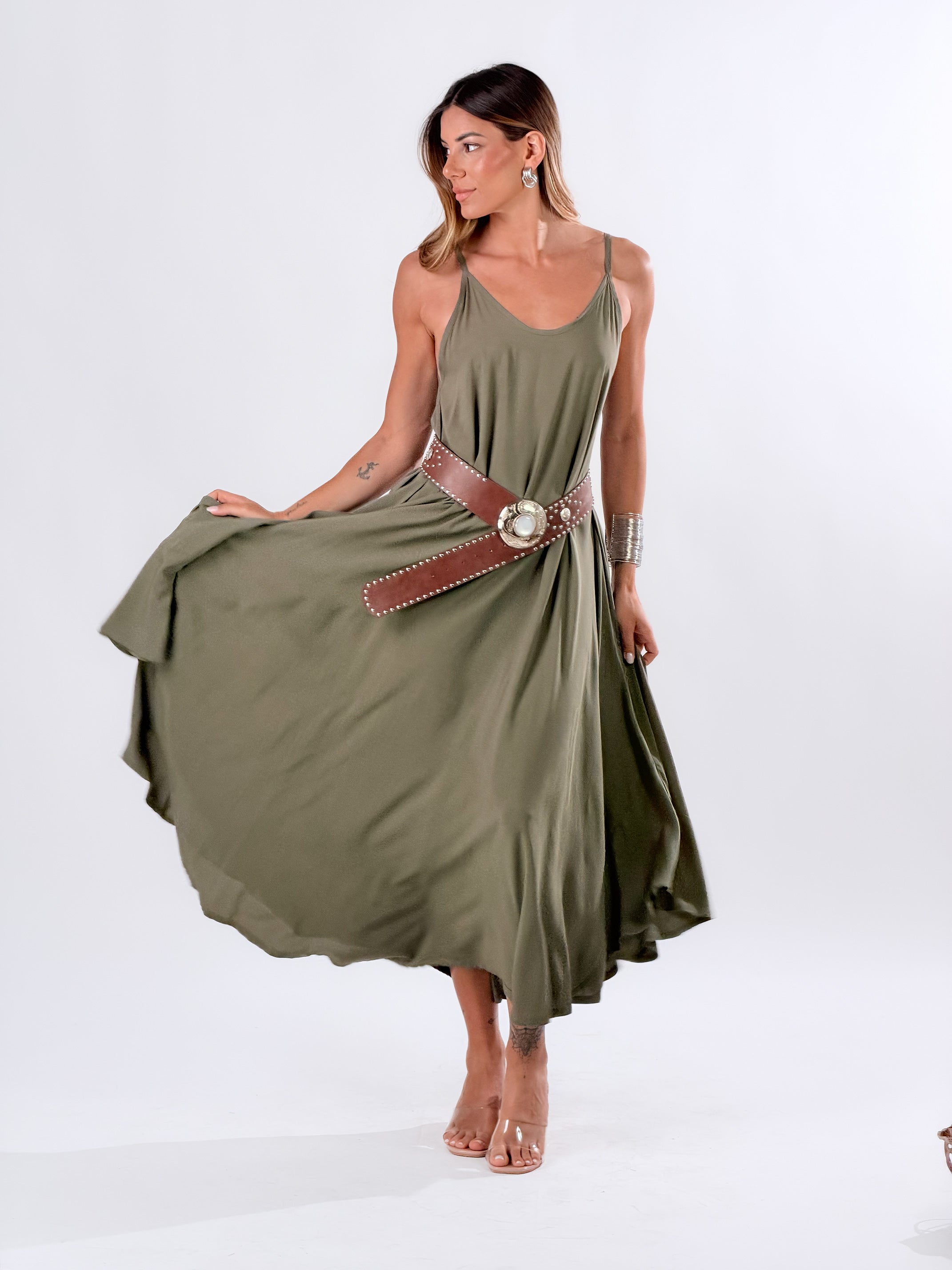 Vestito Salina|Colore:Salvia