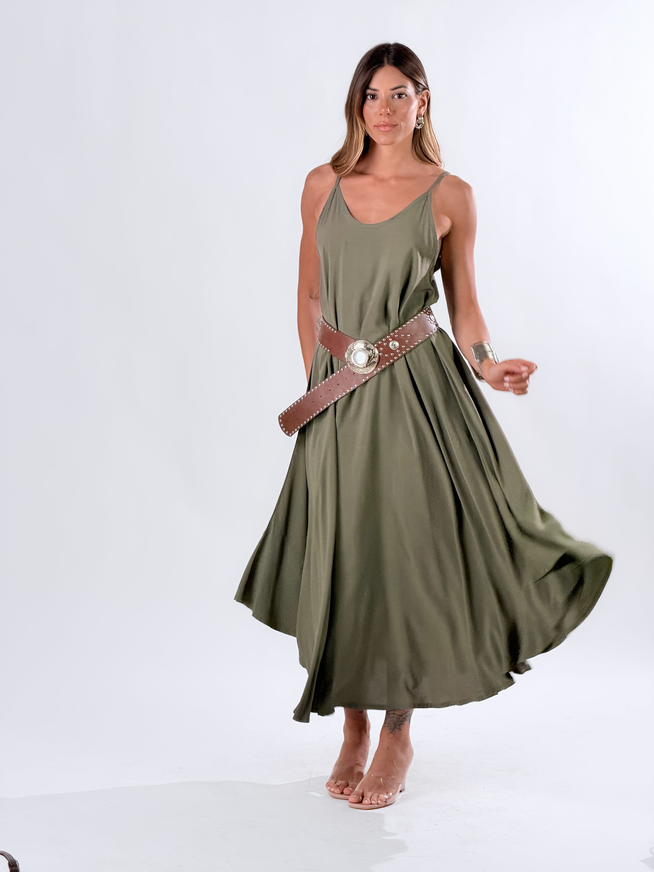 Vestito Salina|Colore:Salvia