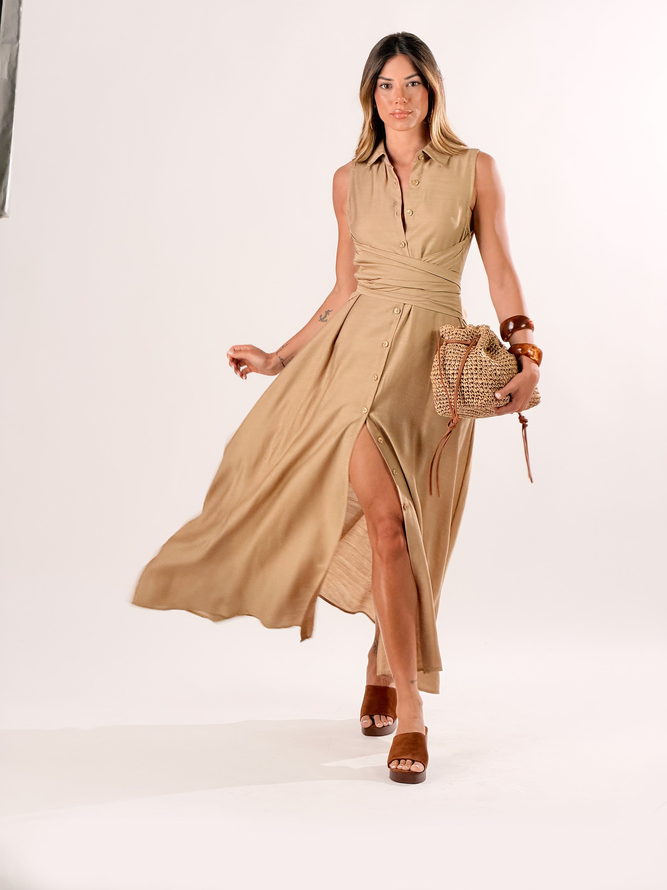 Vestito Sharon|Colore:Caffe