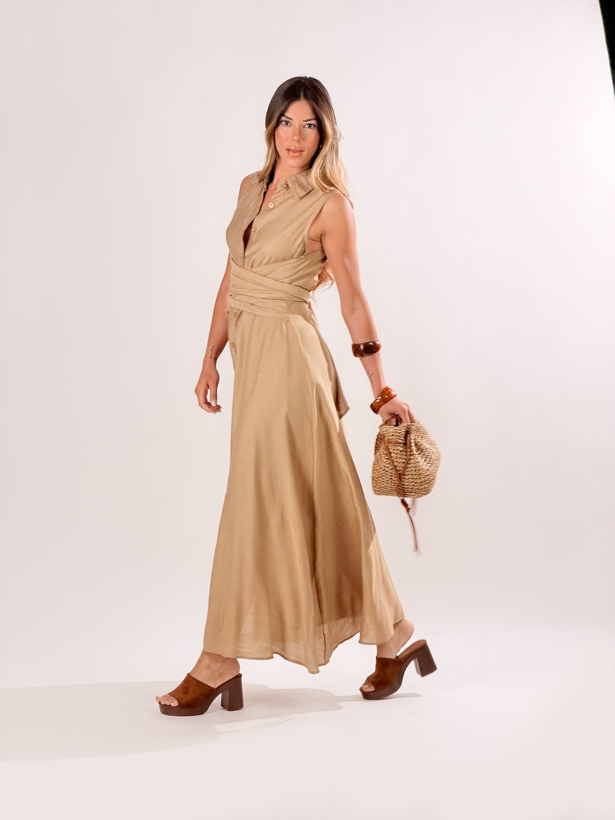 Vestito Sharon|Colore:Caffe
