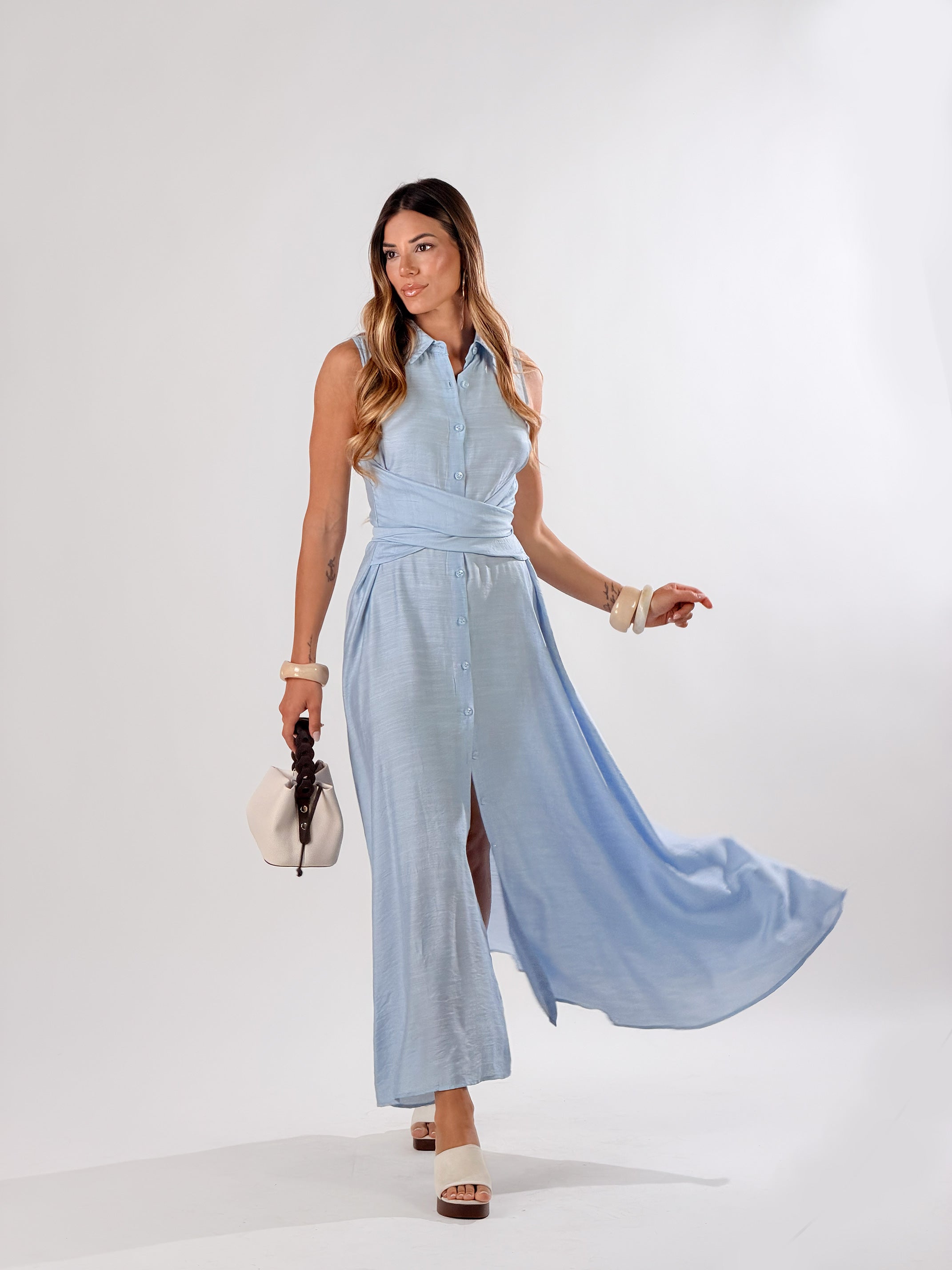Vestito Sharon|Colore:Blu