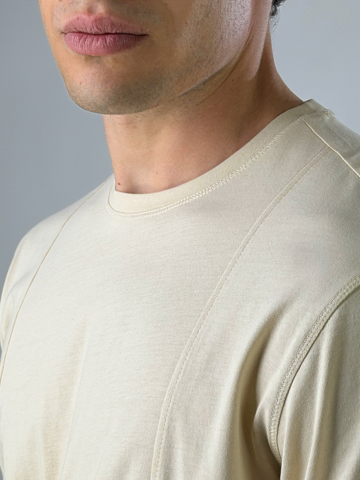 T-Shirt Roll tab |Colore:Beige