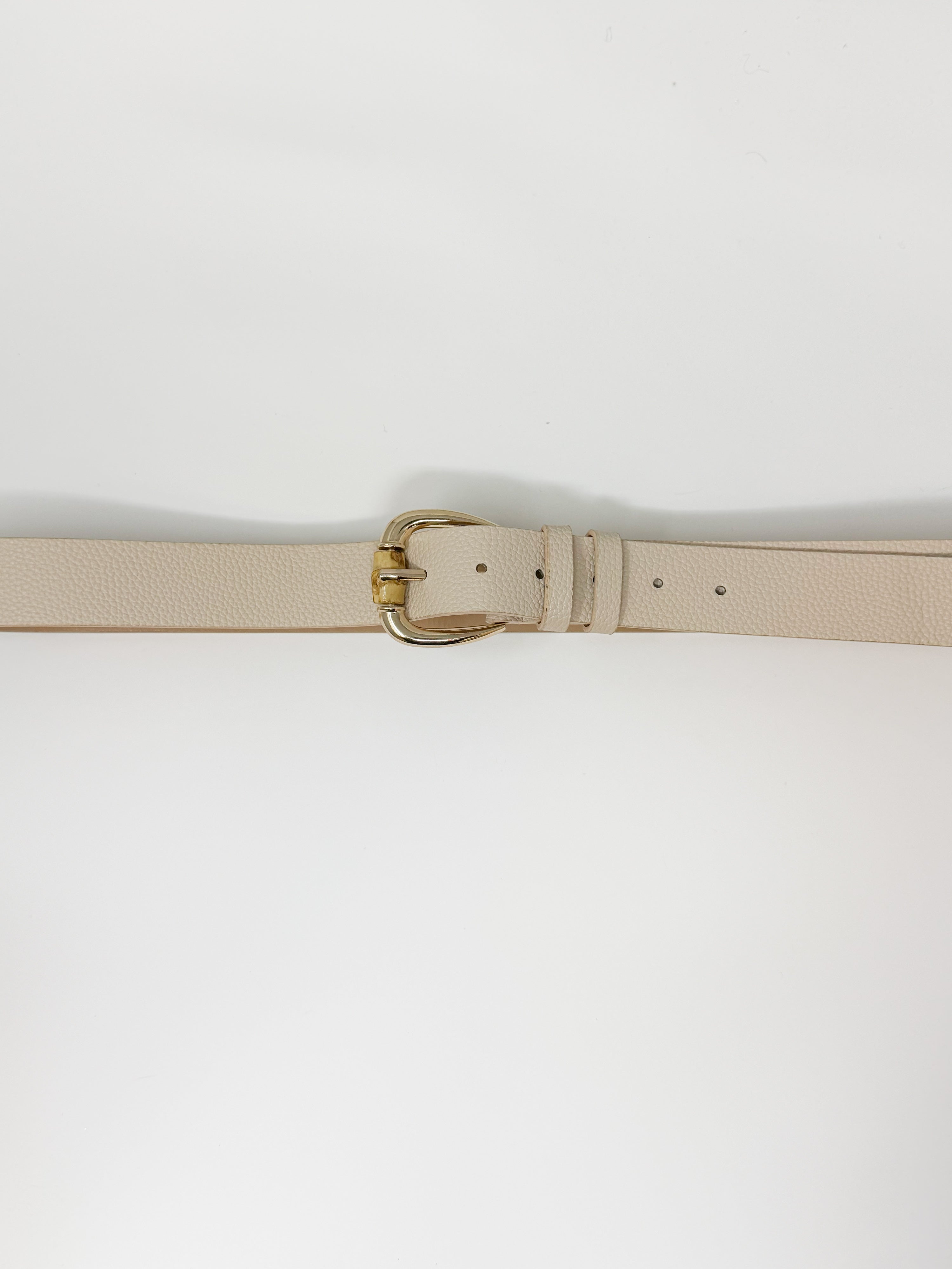 Cintura con dettgalio effetto bambù|Colore:Beige/oro