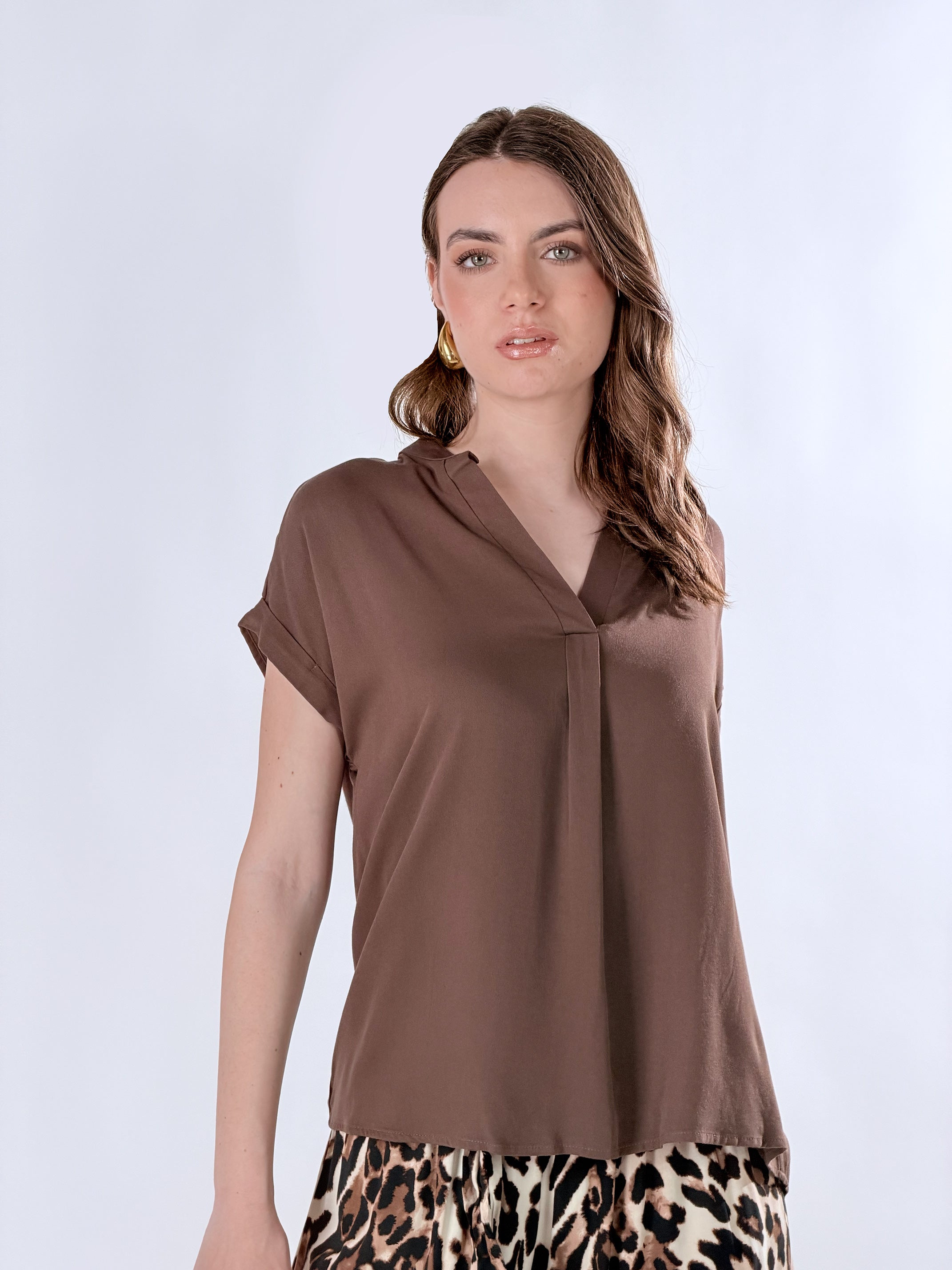 Blusa Camy |Colore:Tabacco
