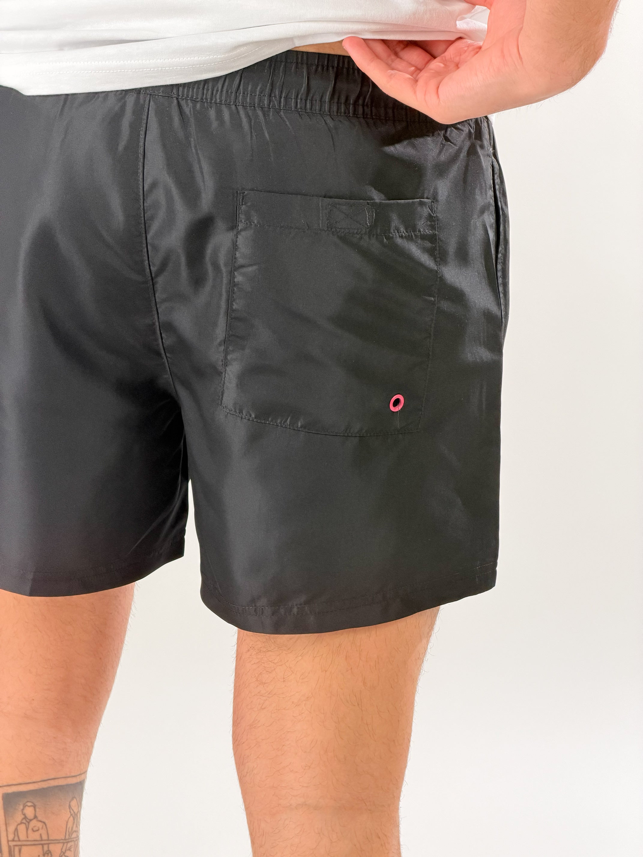 Costume Boxer neon|Colore:Nero