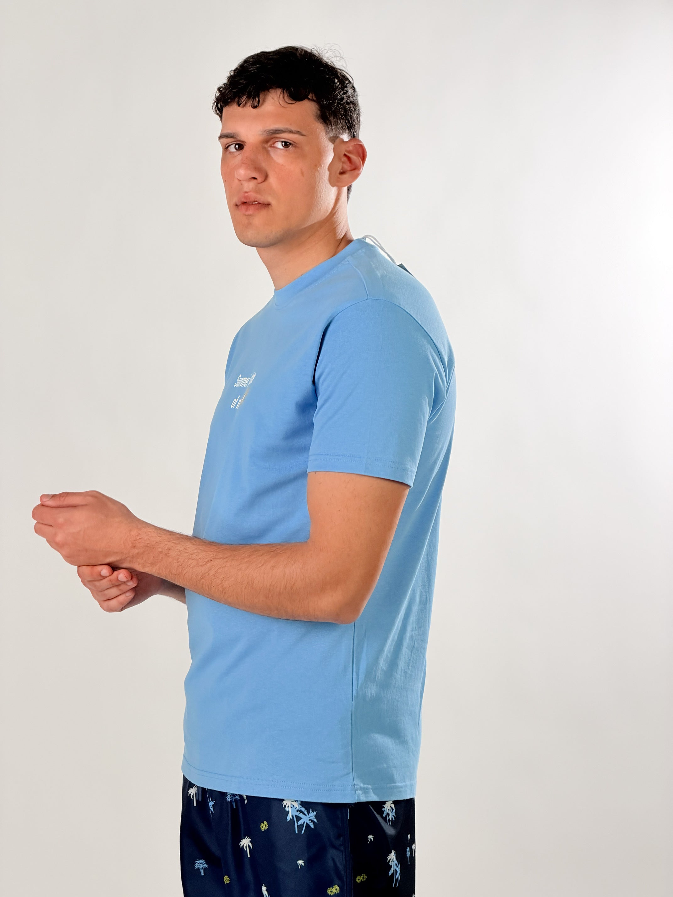 T-Shirt Summer|Colore:Celeste