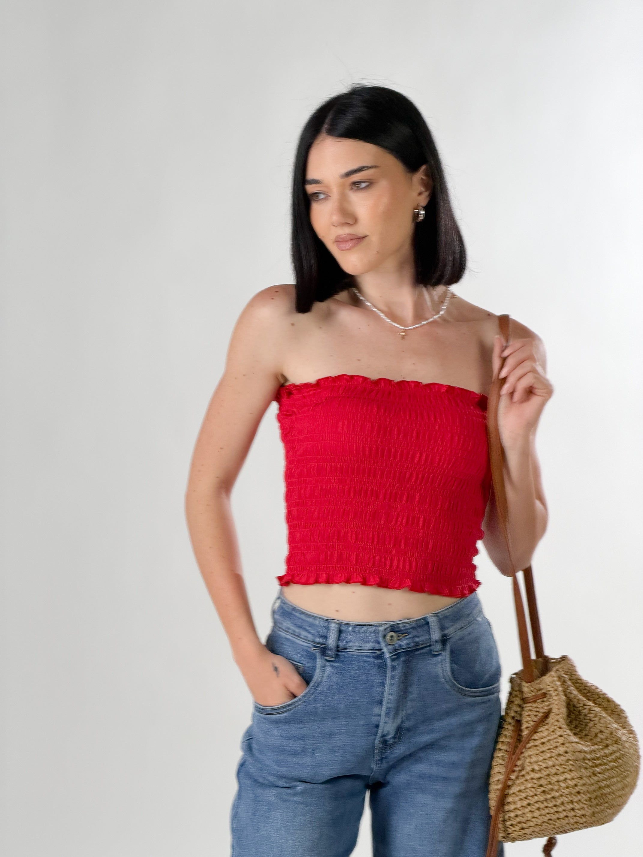 Bandeau|Colore:Rosso tomato